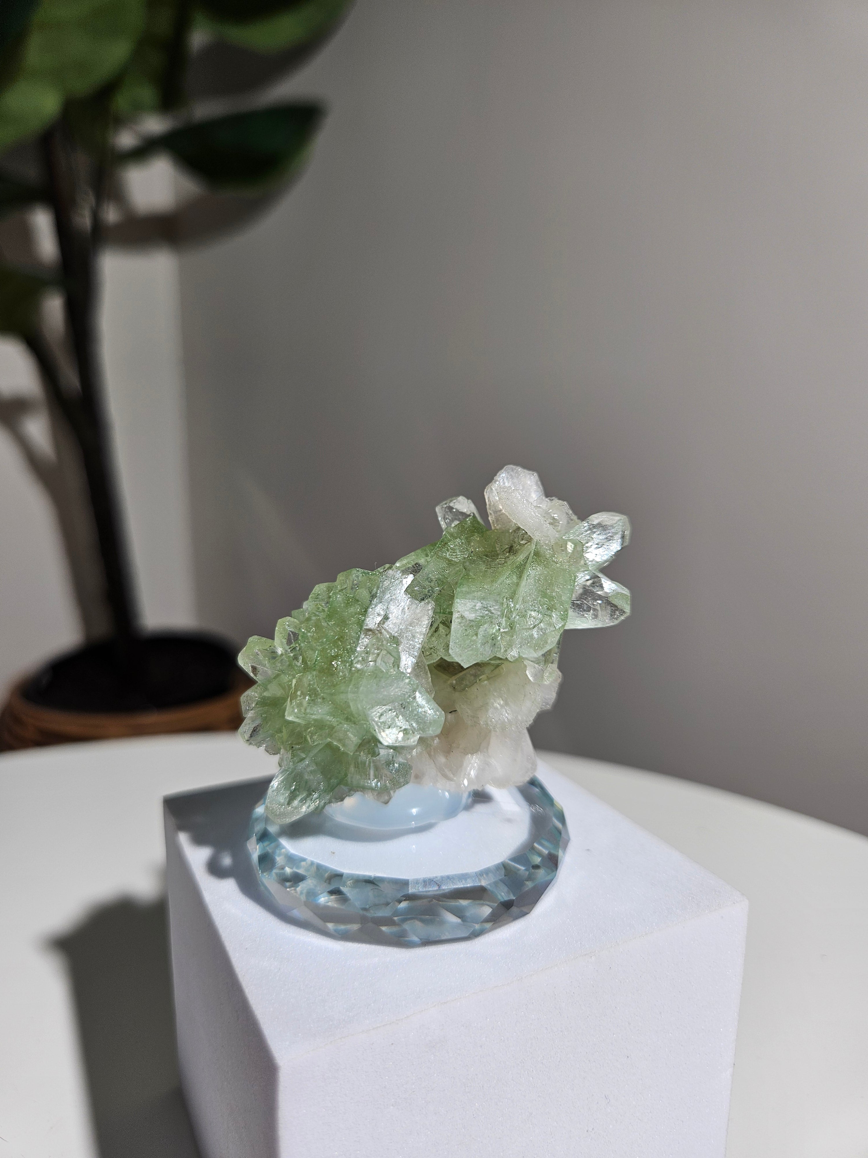 Green Apophyllite Stalactite 005