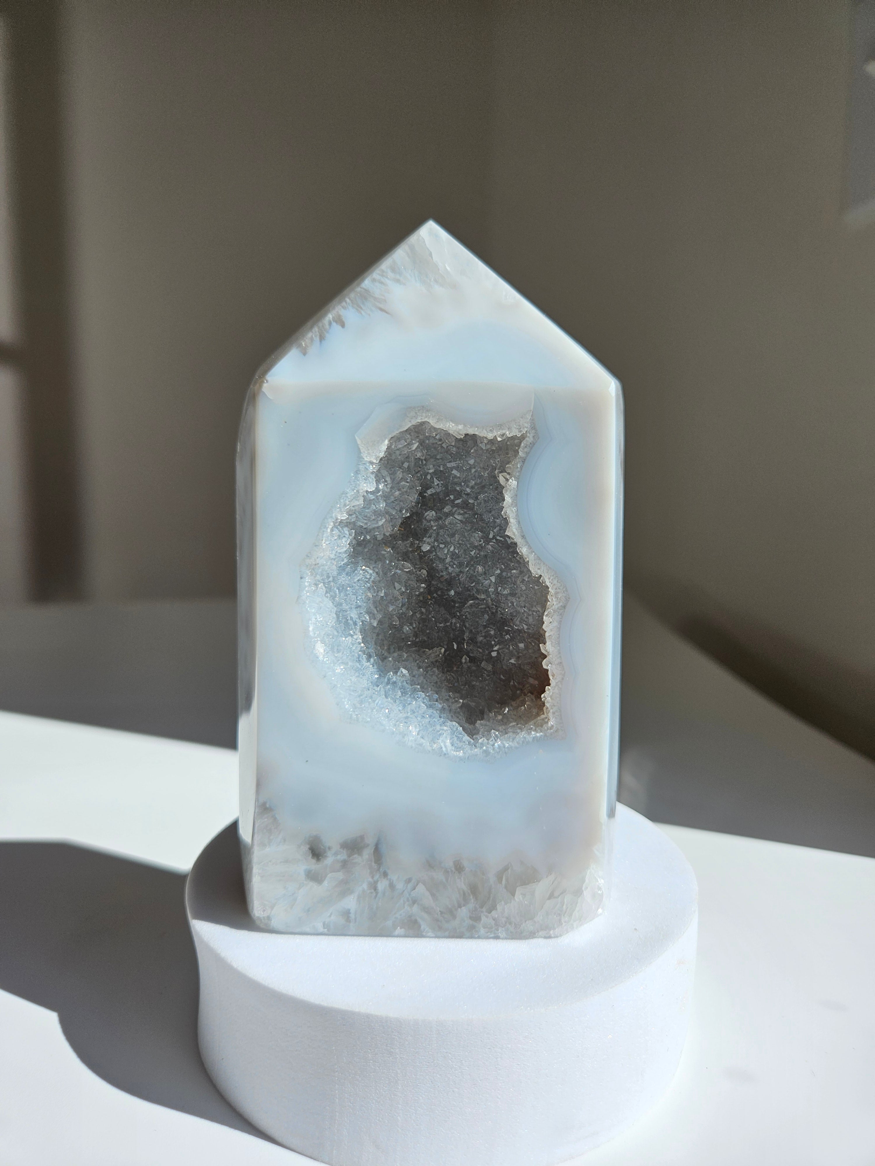 Druzy Agate Tower 006