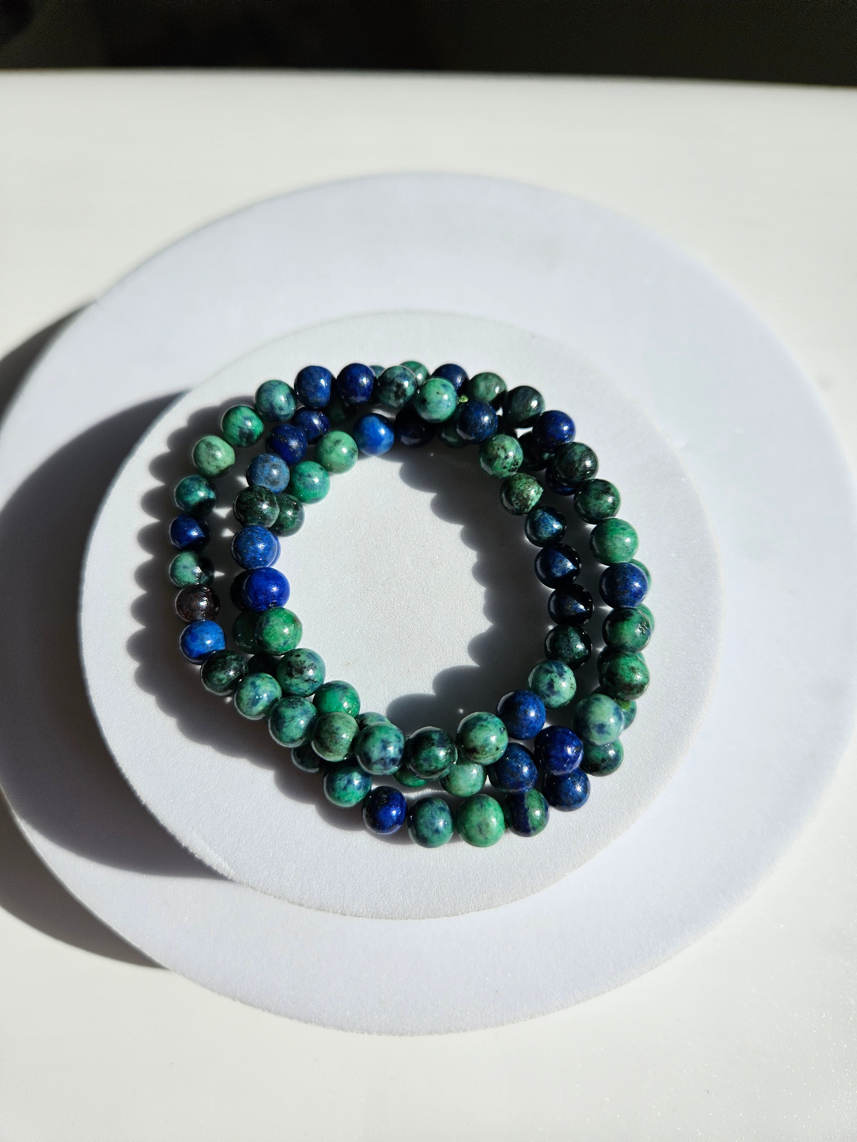 Azurite x Lapis bracelet | 6mm