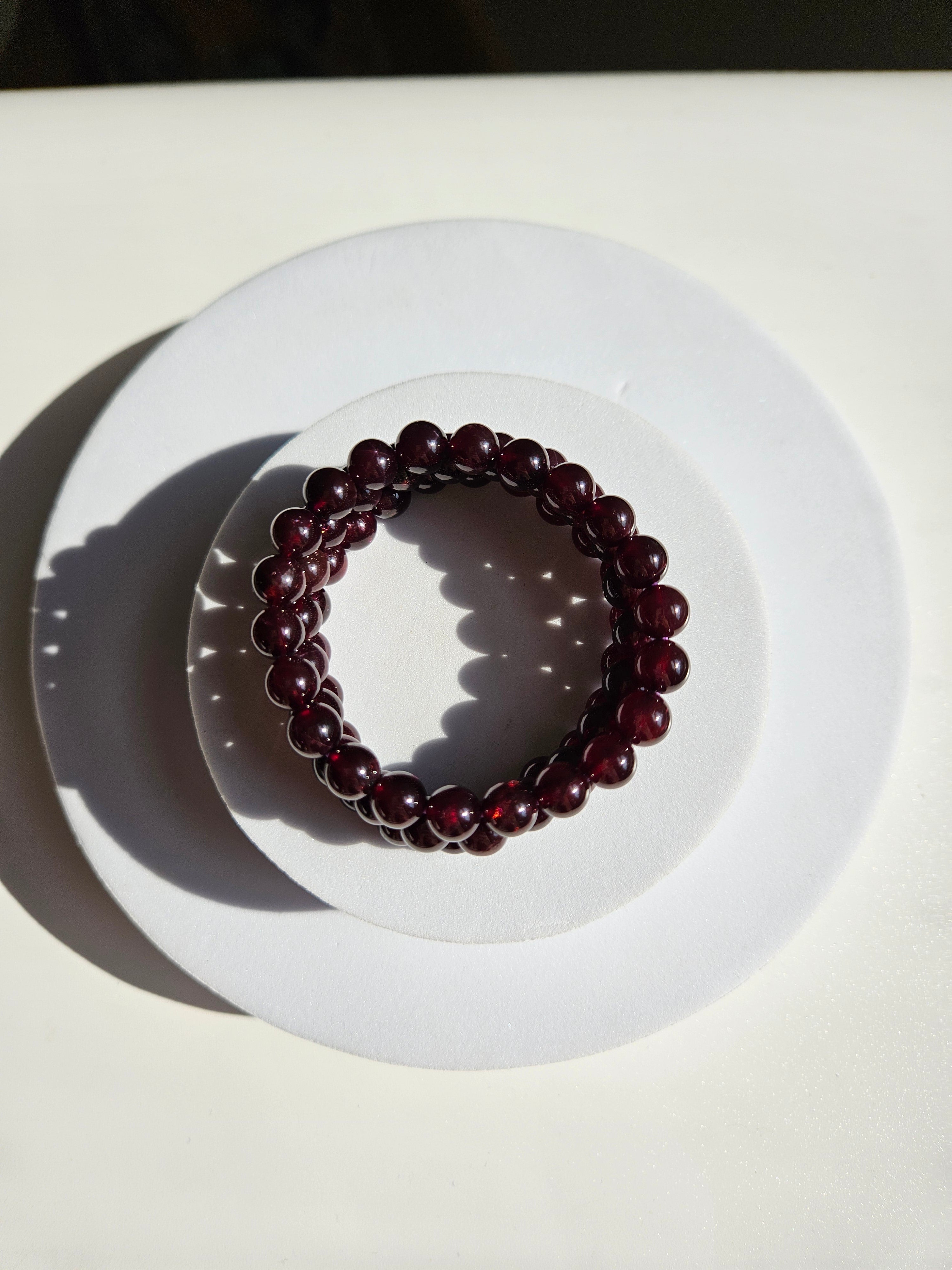 Star Garnet bracelet | 7 & 8mm