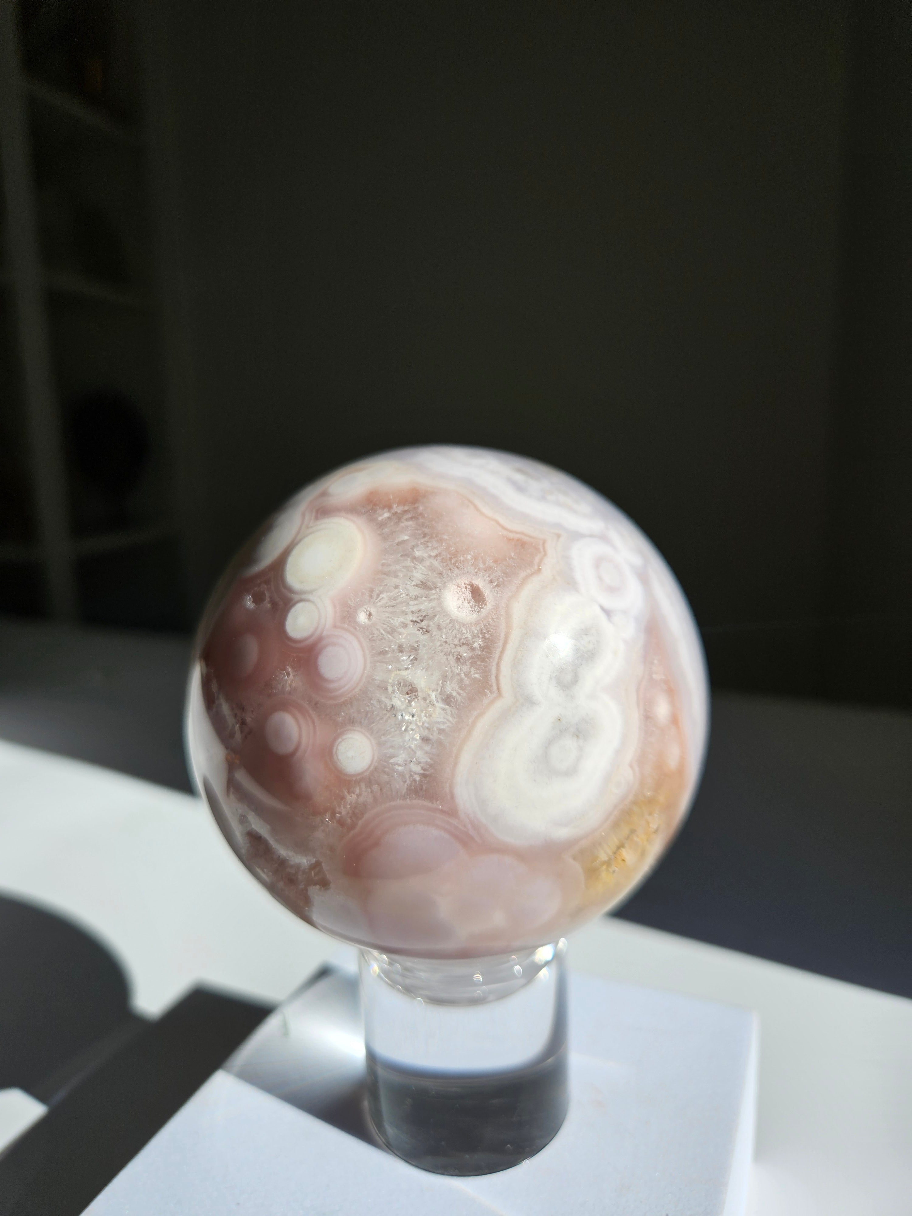 Pink Amethyst Sphere 003