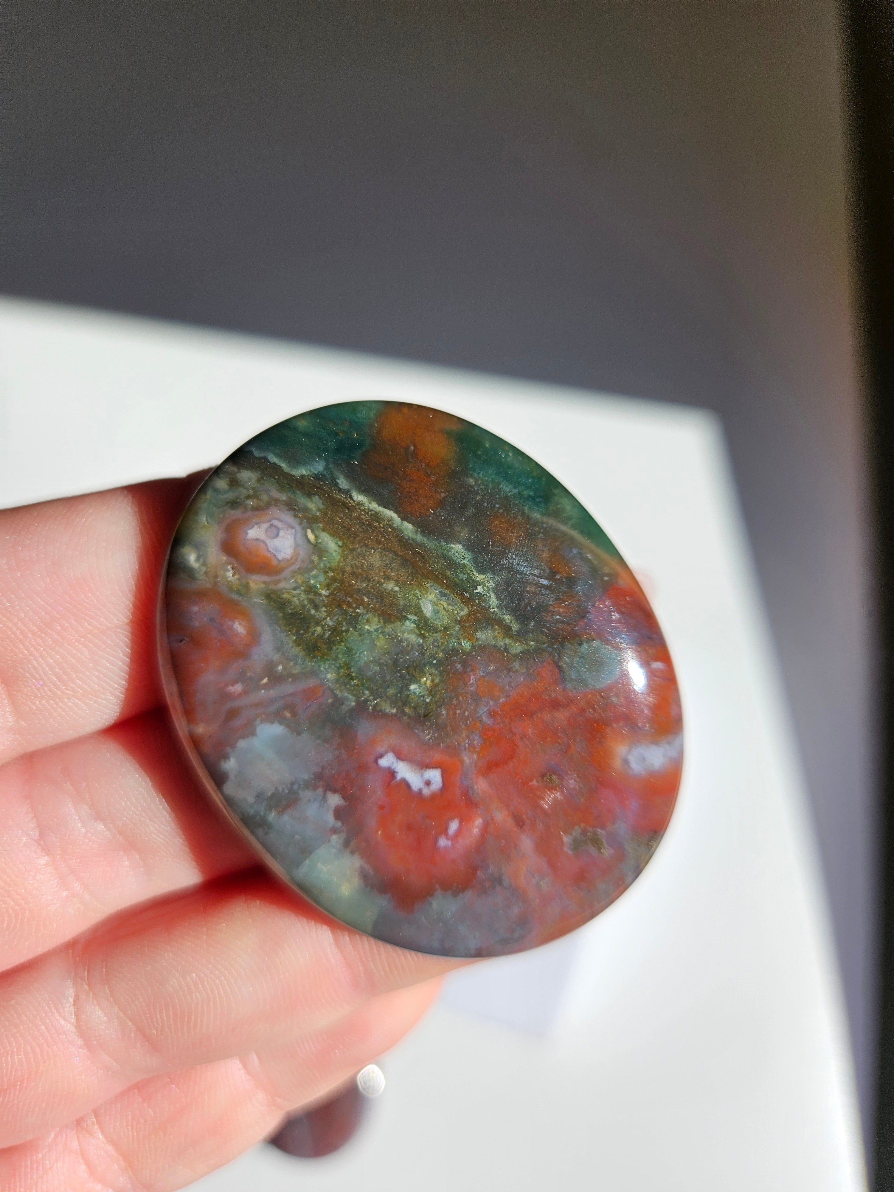 Sea Jasper Pocket Crystal 002