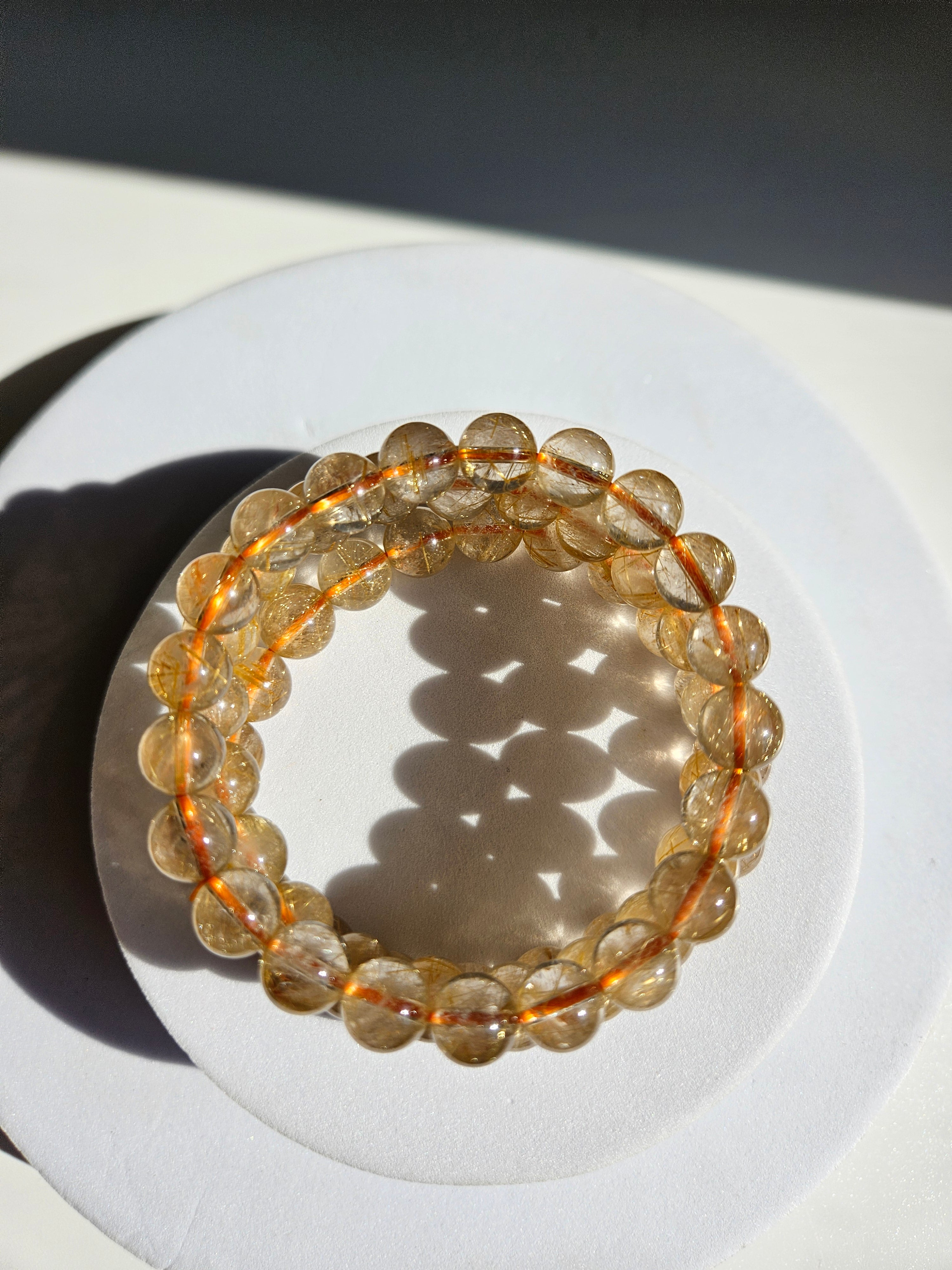 Rutile Quartz Bracelet | 8mm