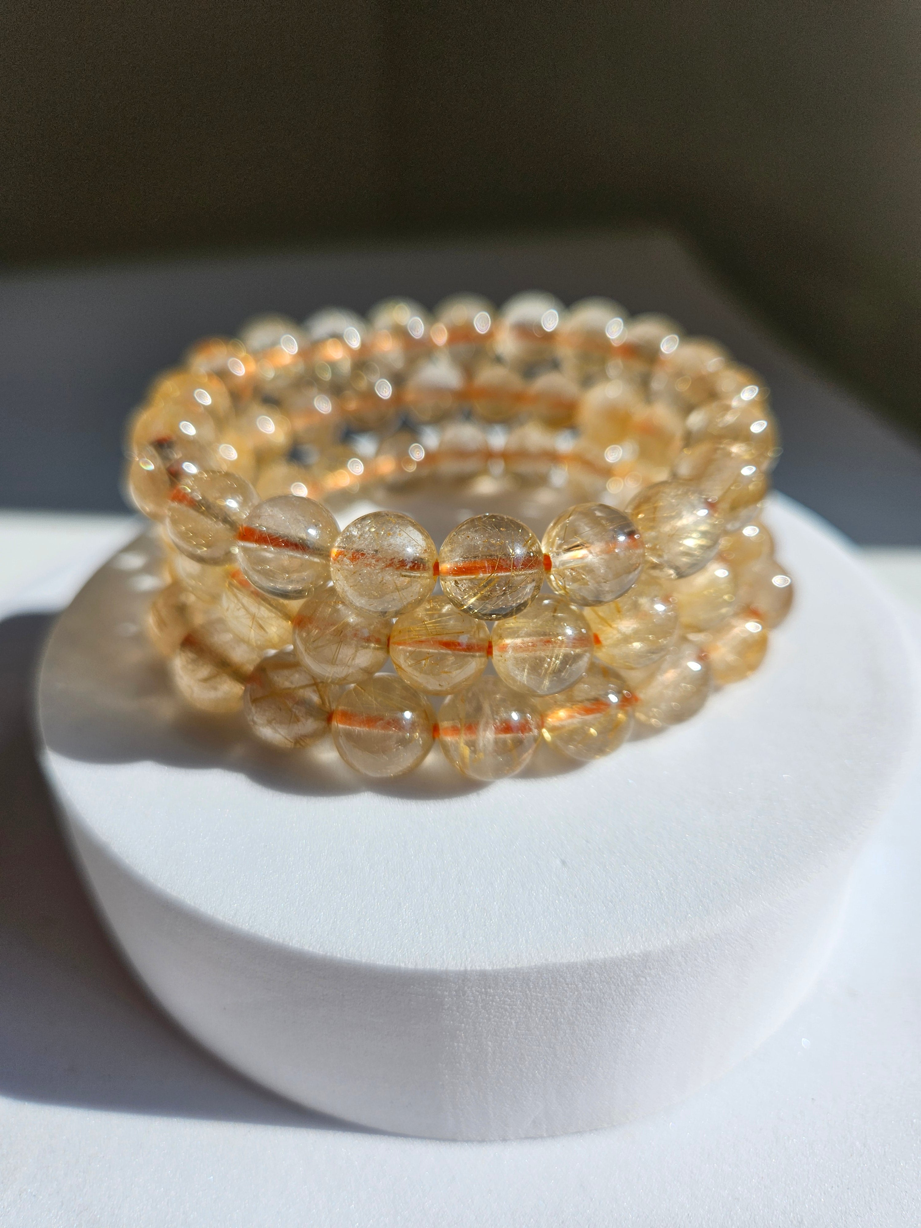 Rutile Quartz Bracelet | 8mm