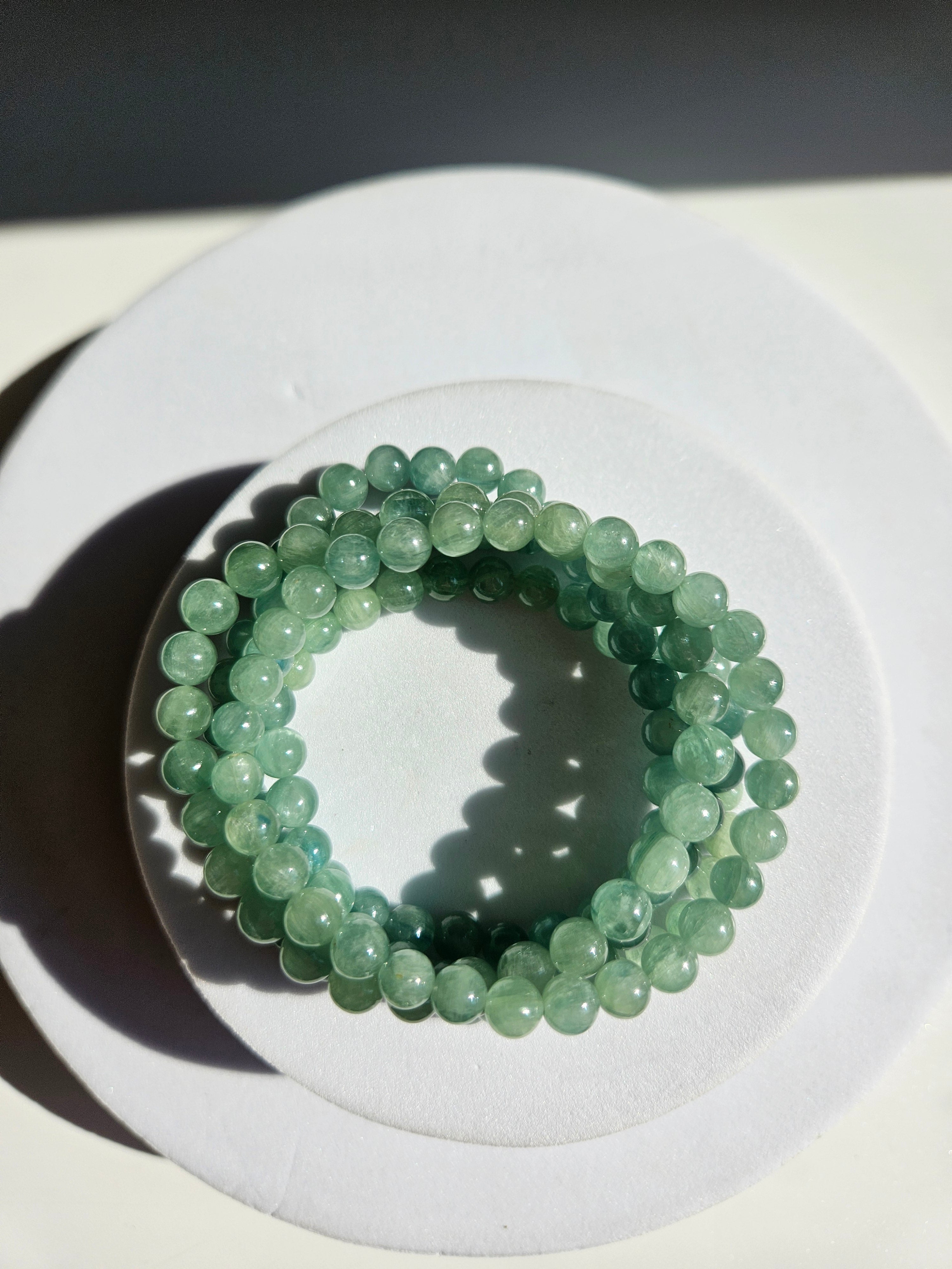 Green Kyanite Bracelet | 6mm