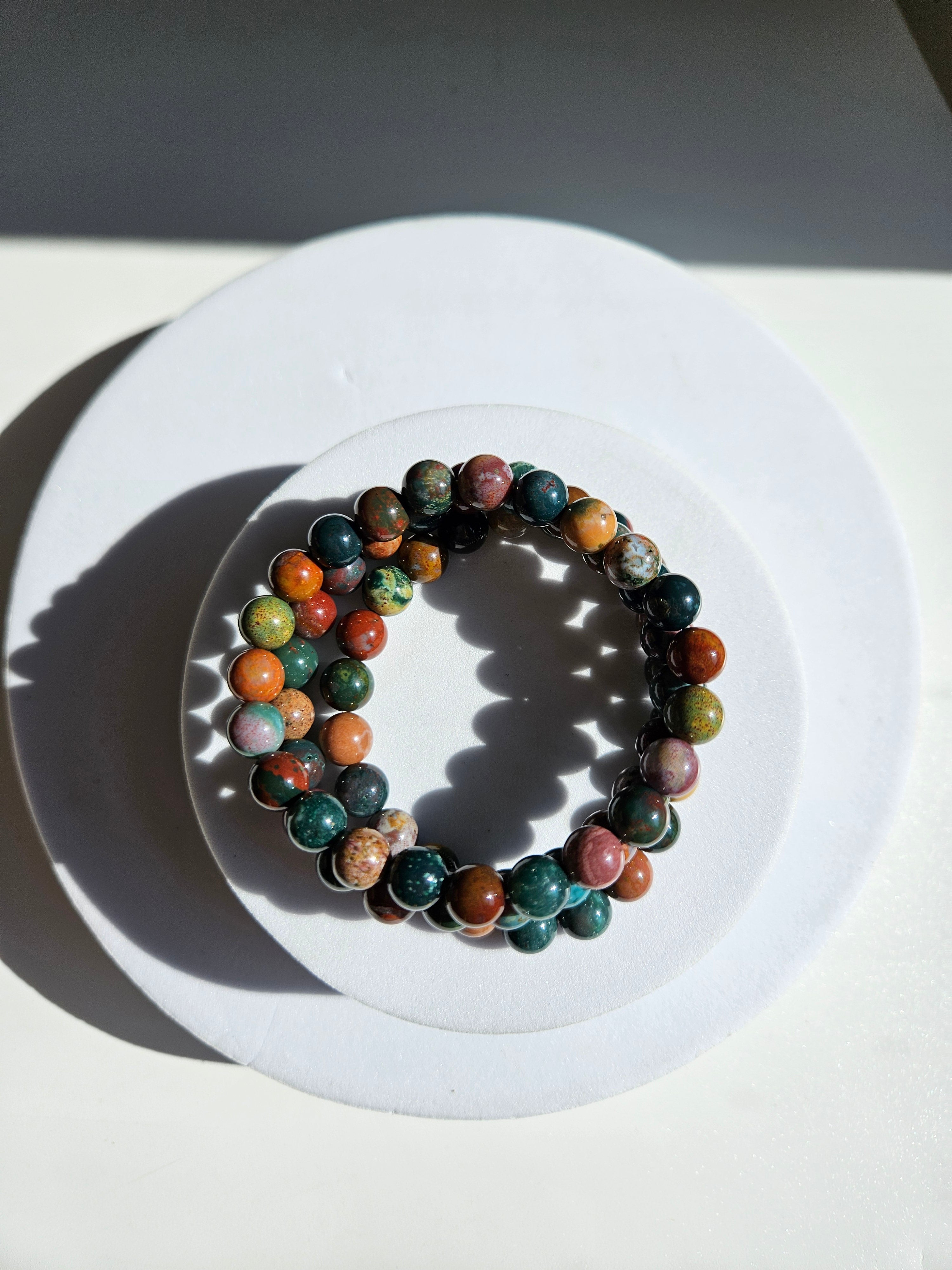 Sea Jasper bracelet | 7mm