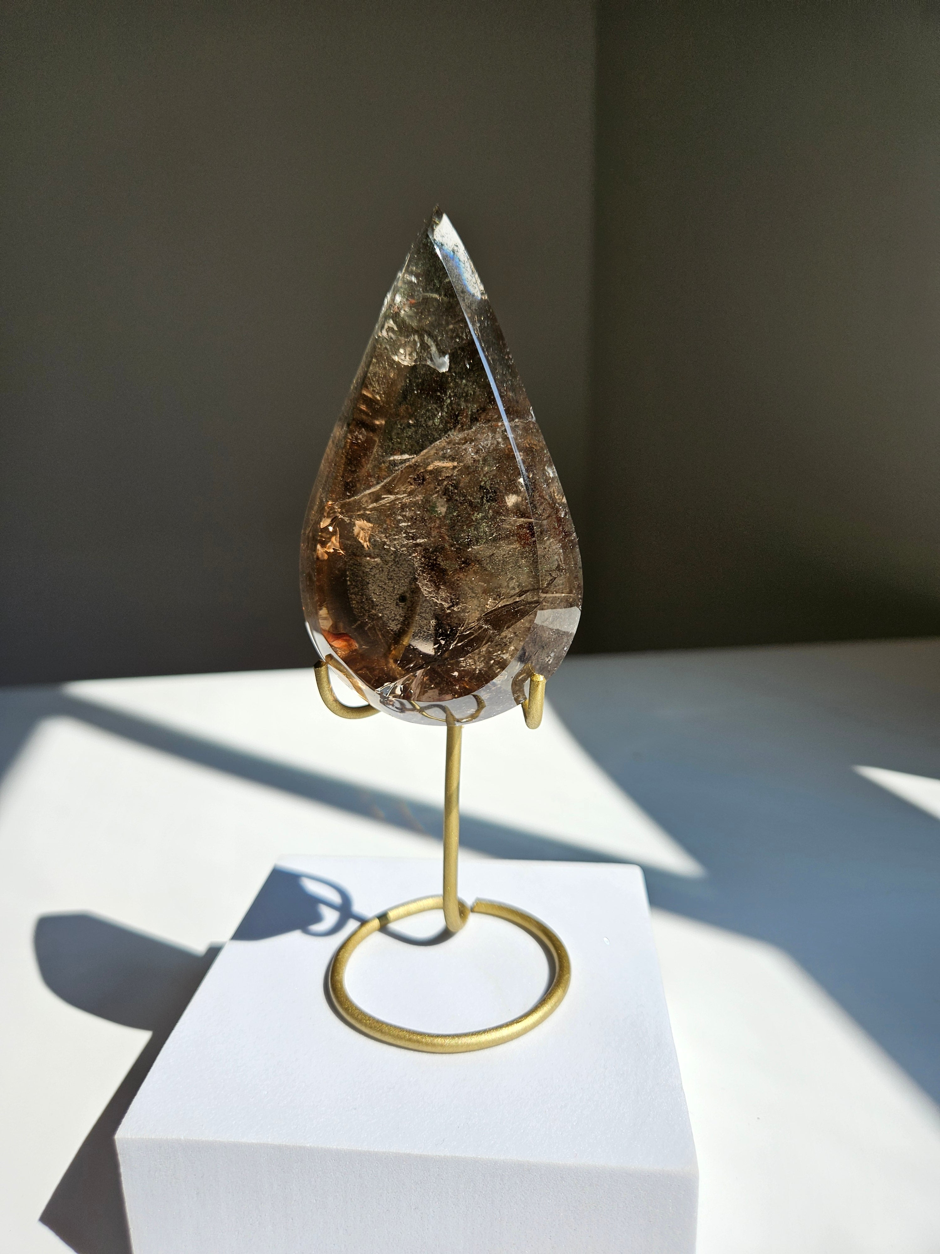 Smoky Quartz Teardrop 005