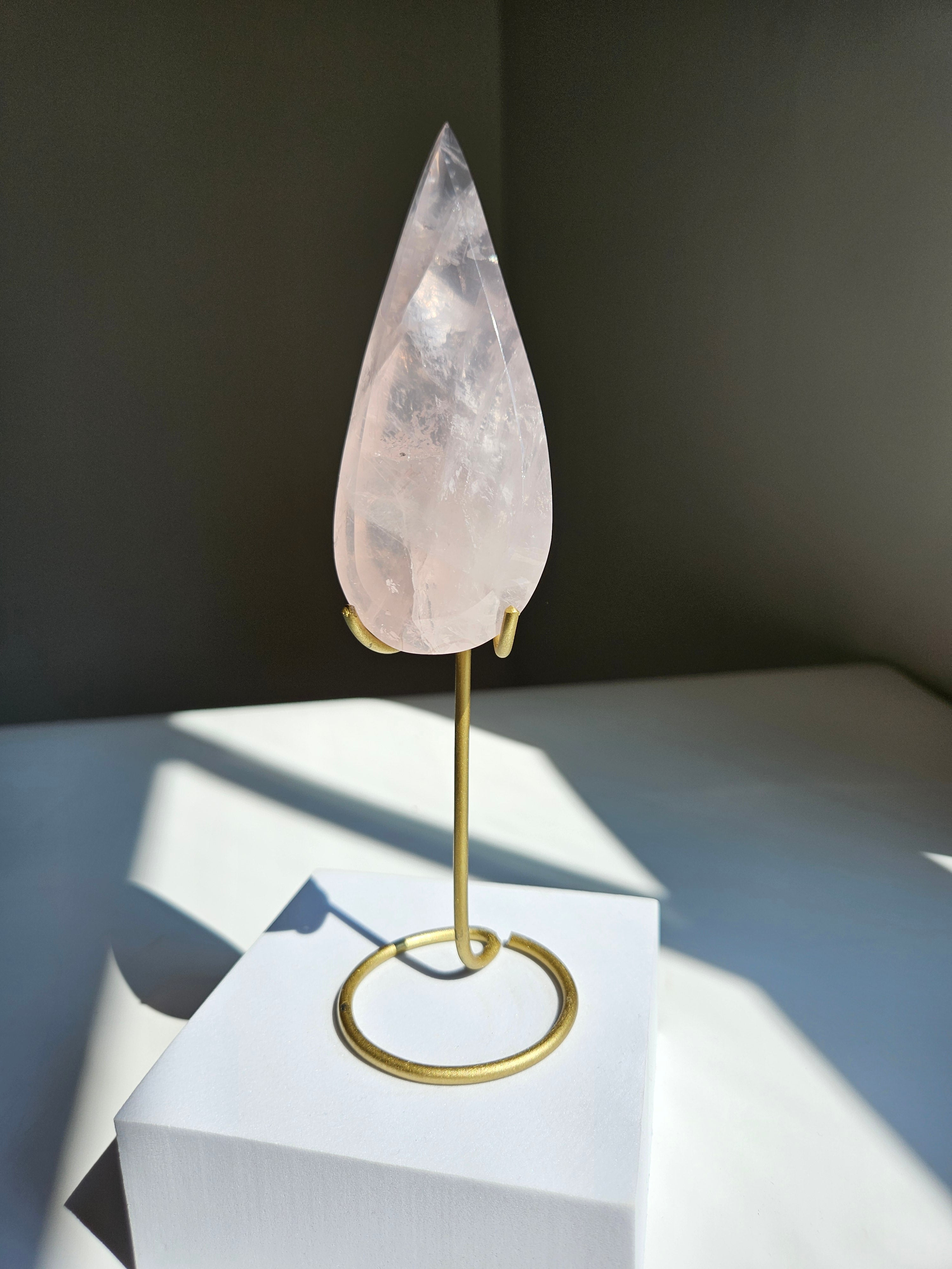 Rose Quartz Teardrop 005