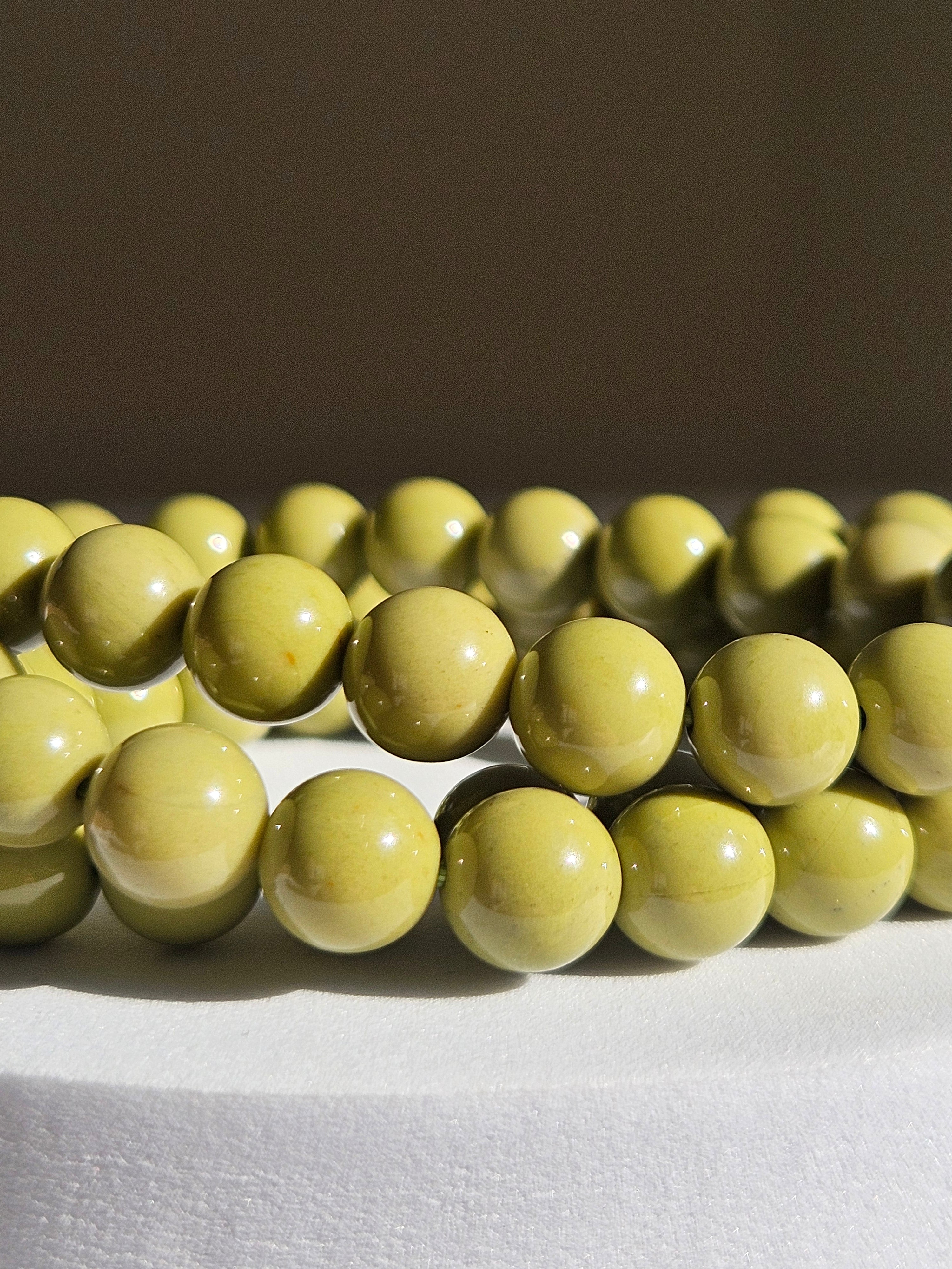 Matcha Alashan Agate Bracelet | 8mm