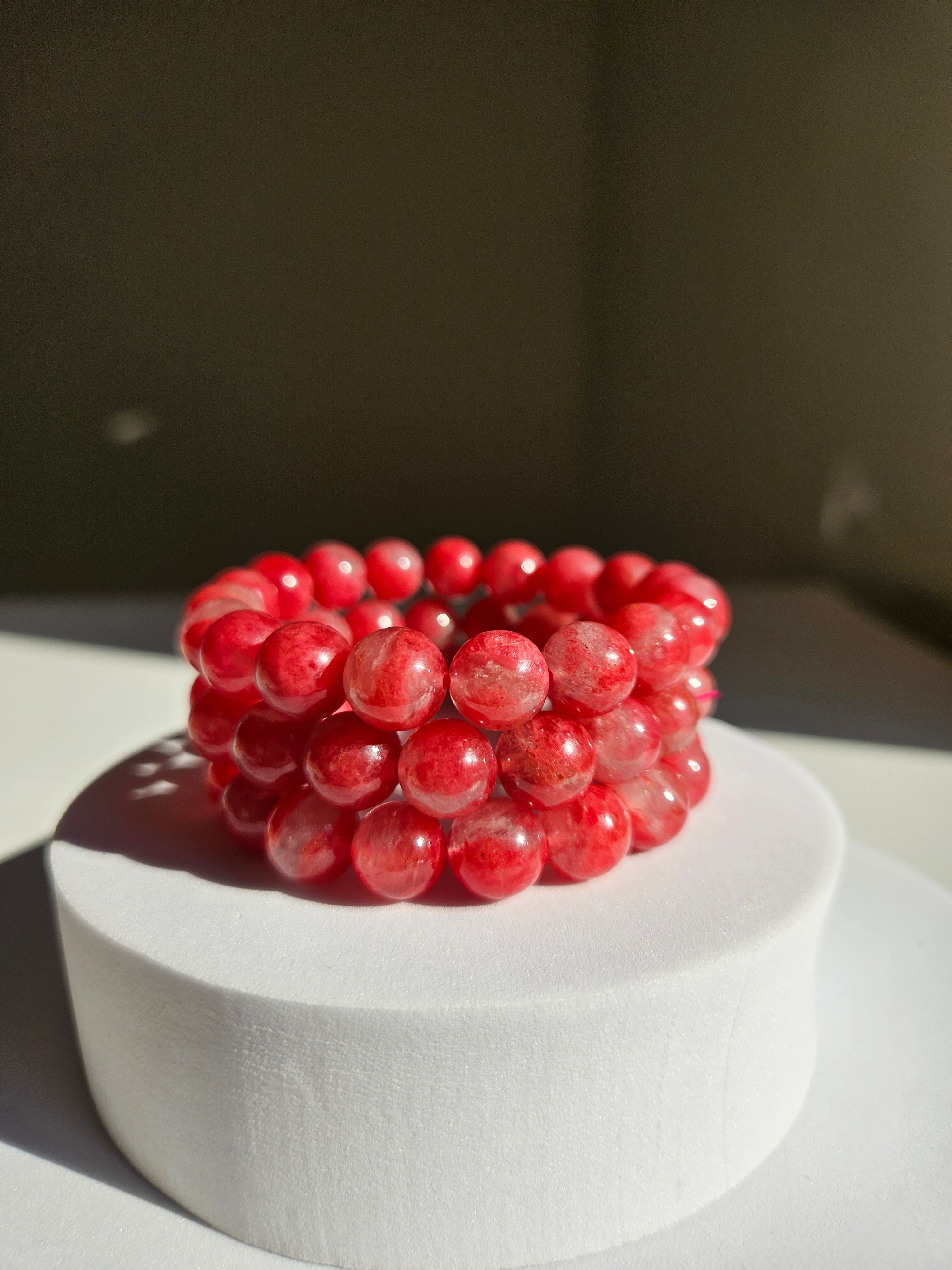 Rhodonite Bracelet | 10mm