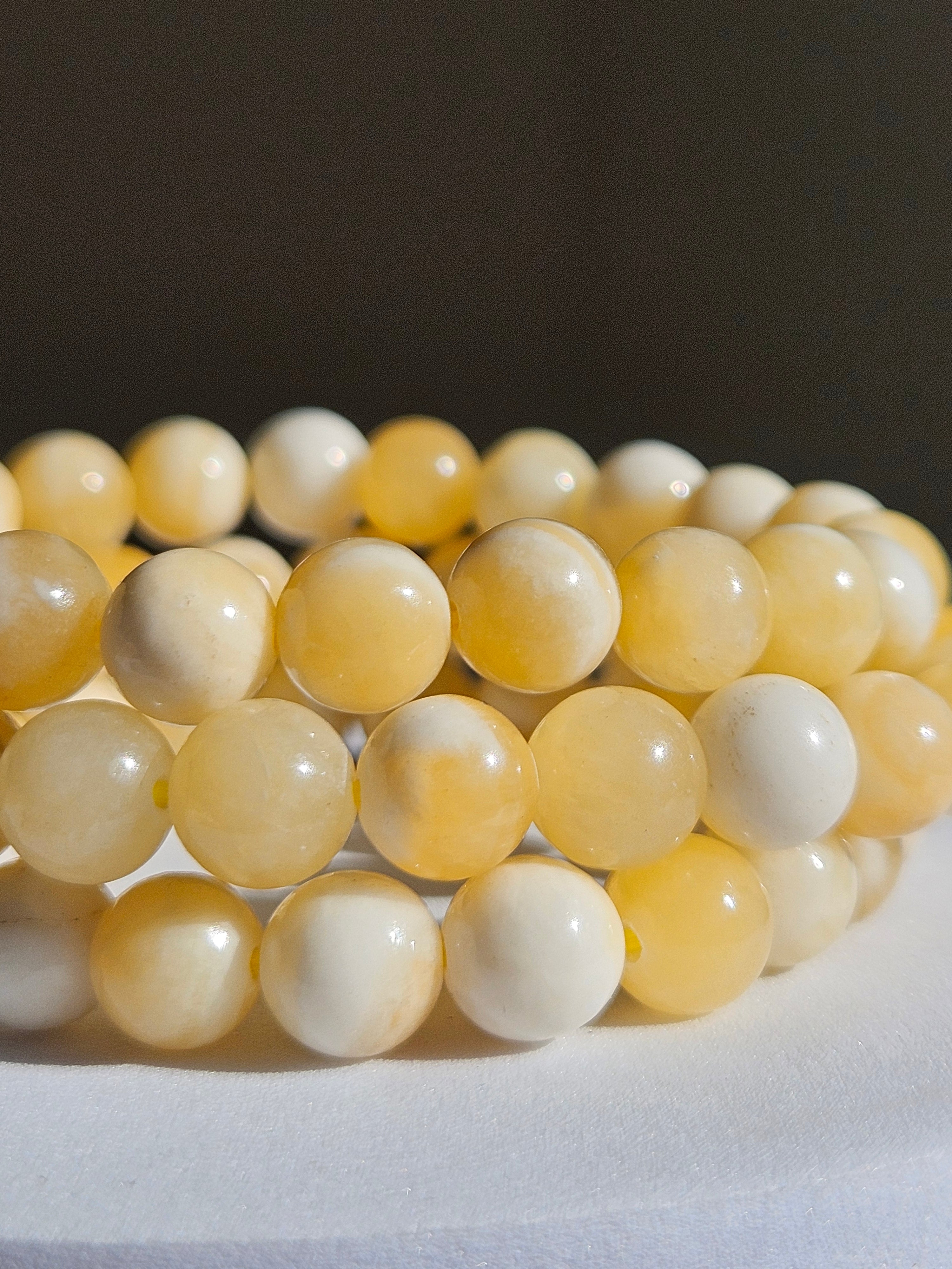 Yellow Calcite Bracelet | 8mm