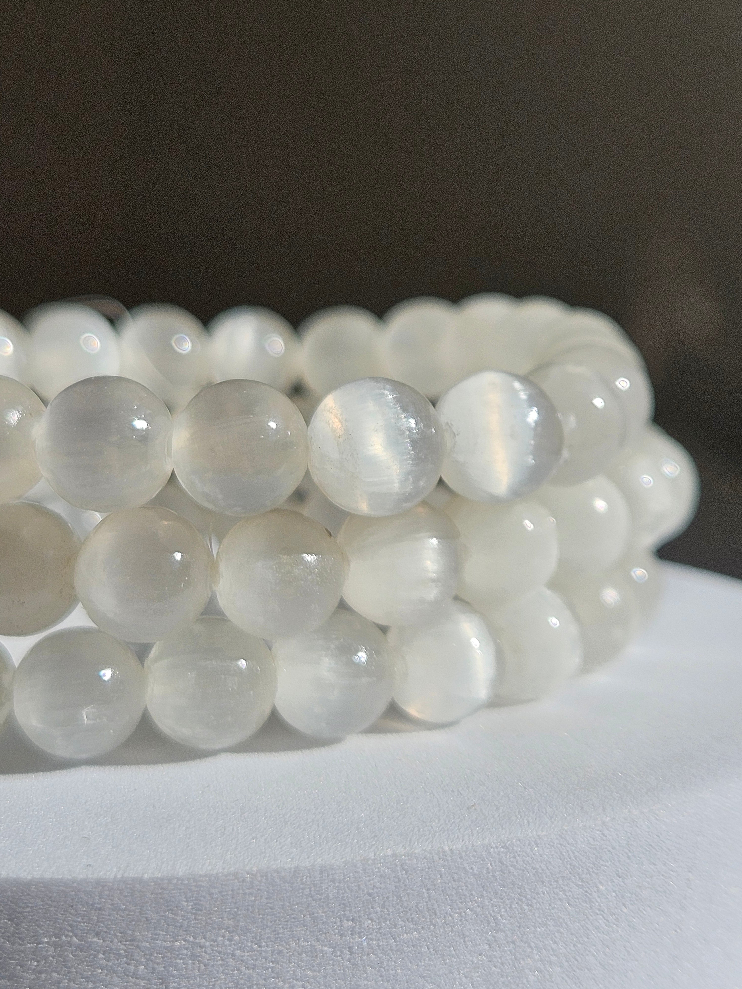 Selenite bracelet | 8mm