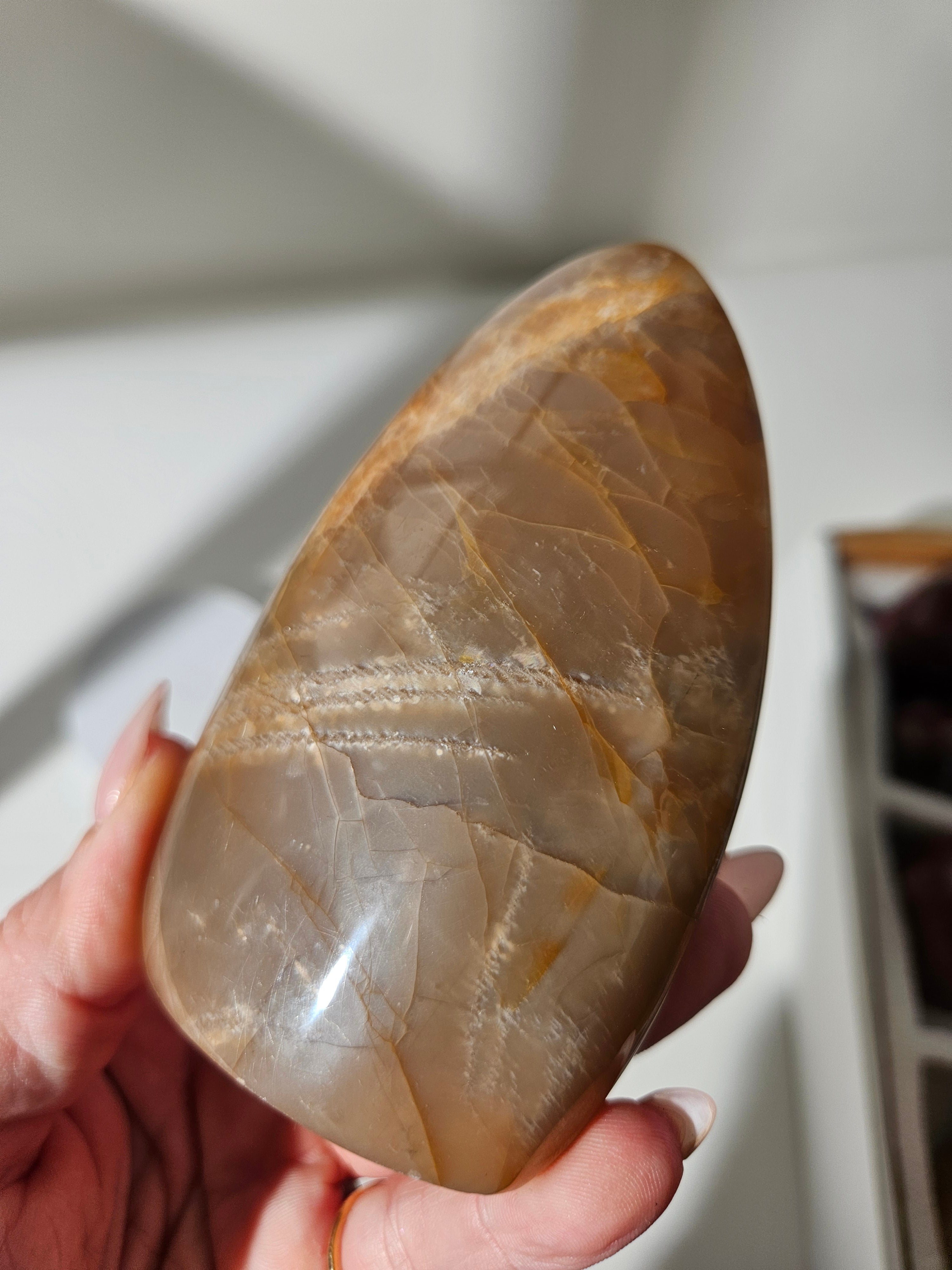 Peach Moonstone Freeform 003