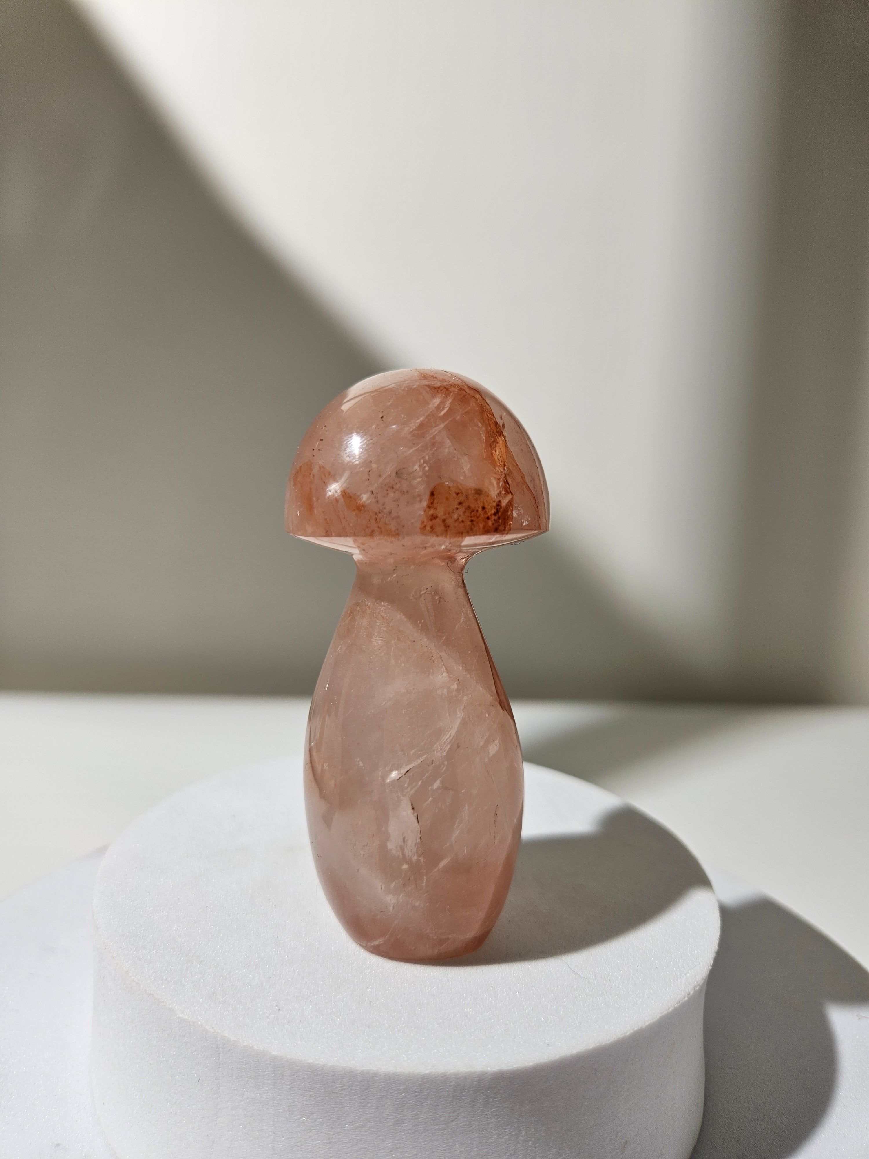 Fire Quartz Mushroom 003