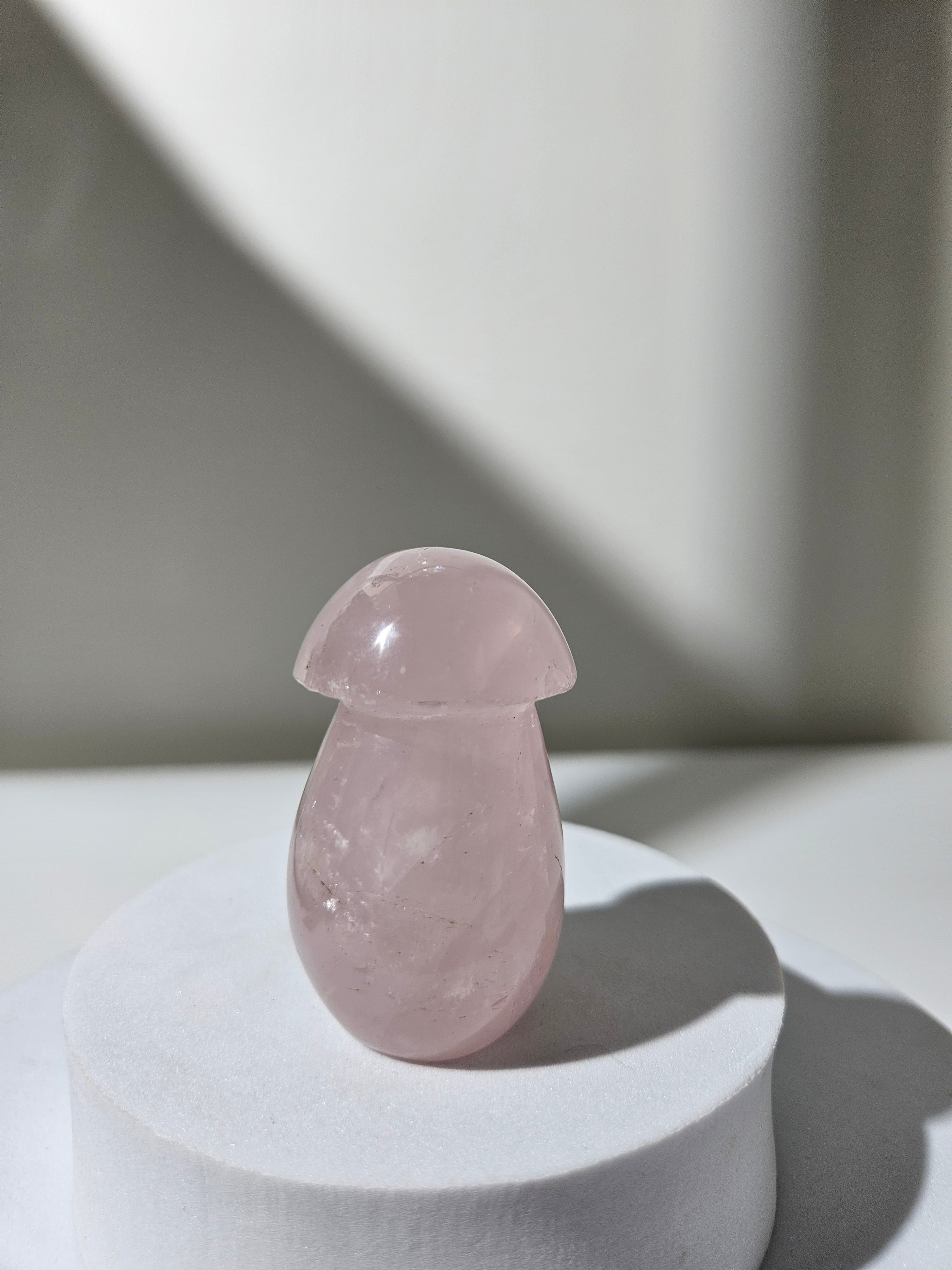 Rose Quartz Mushroom 001