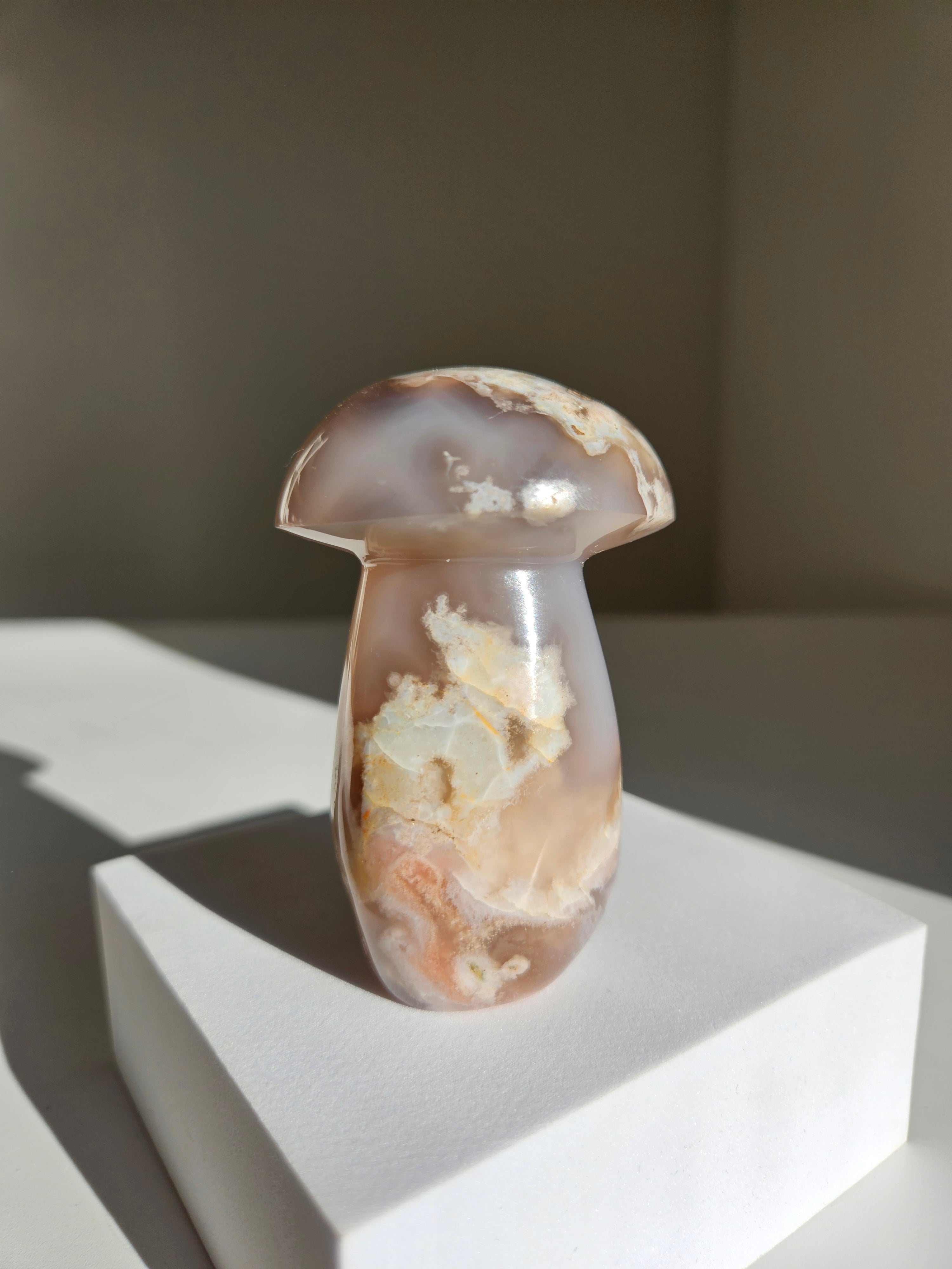 Flower Agate Mushroom 001