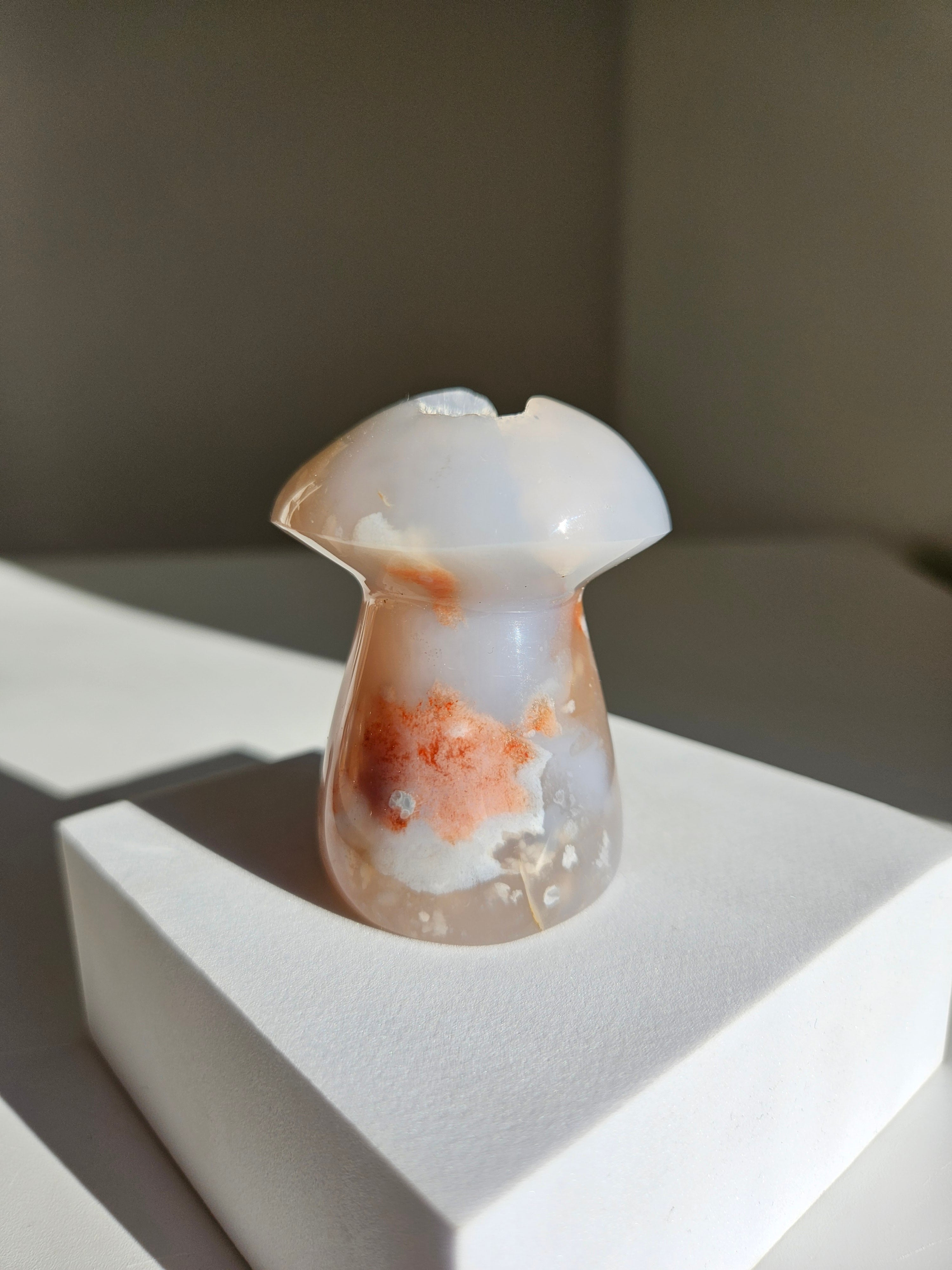 Flower Agate Mushroom 006