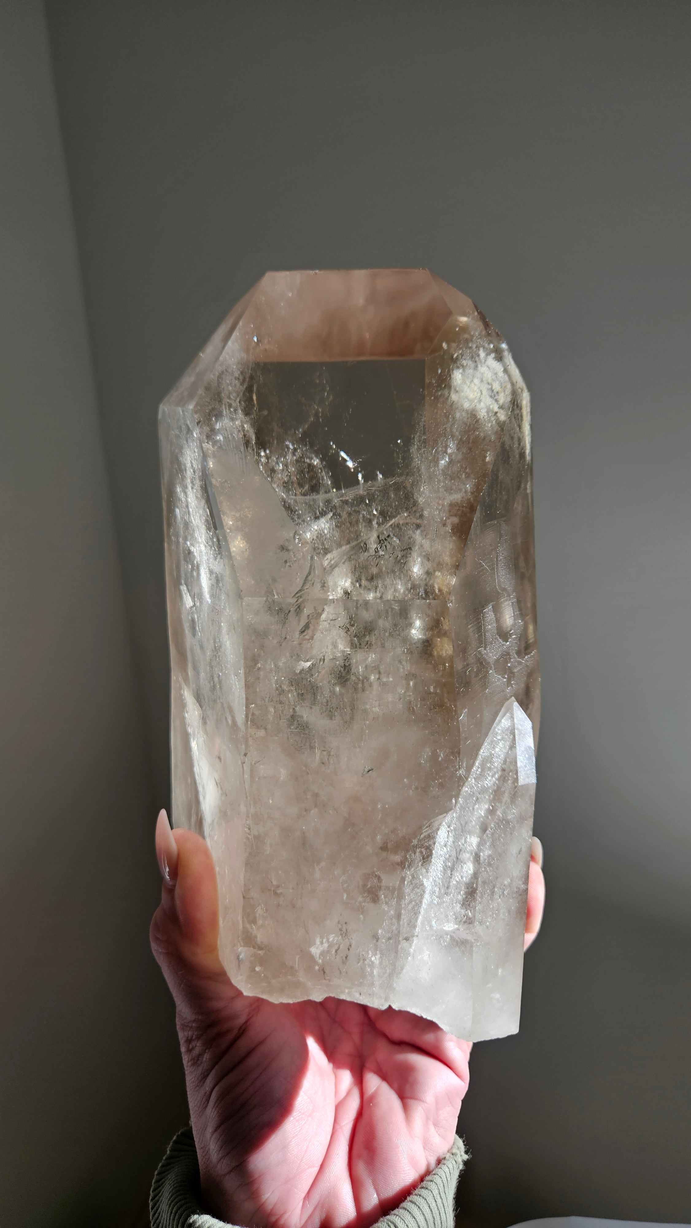 Smoky Lemurian Quartz Tower 001