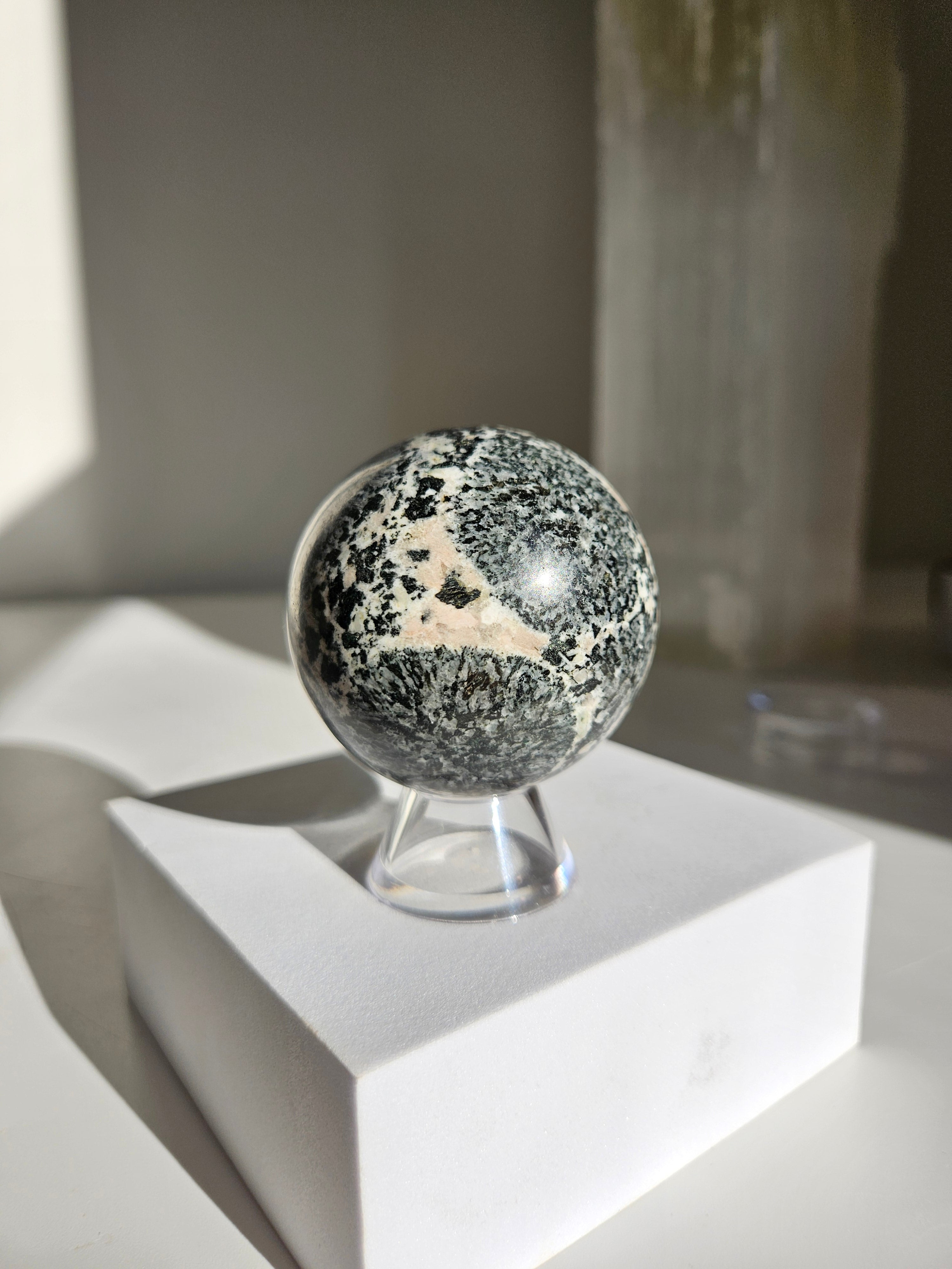 Orbicular Jasper Sphere 003