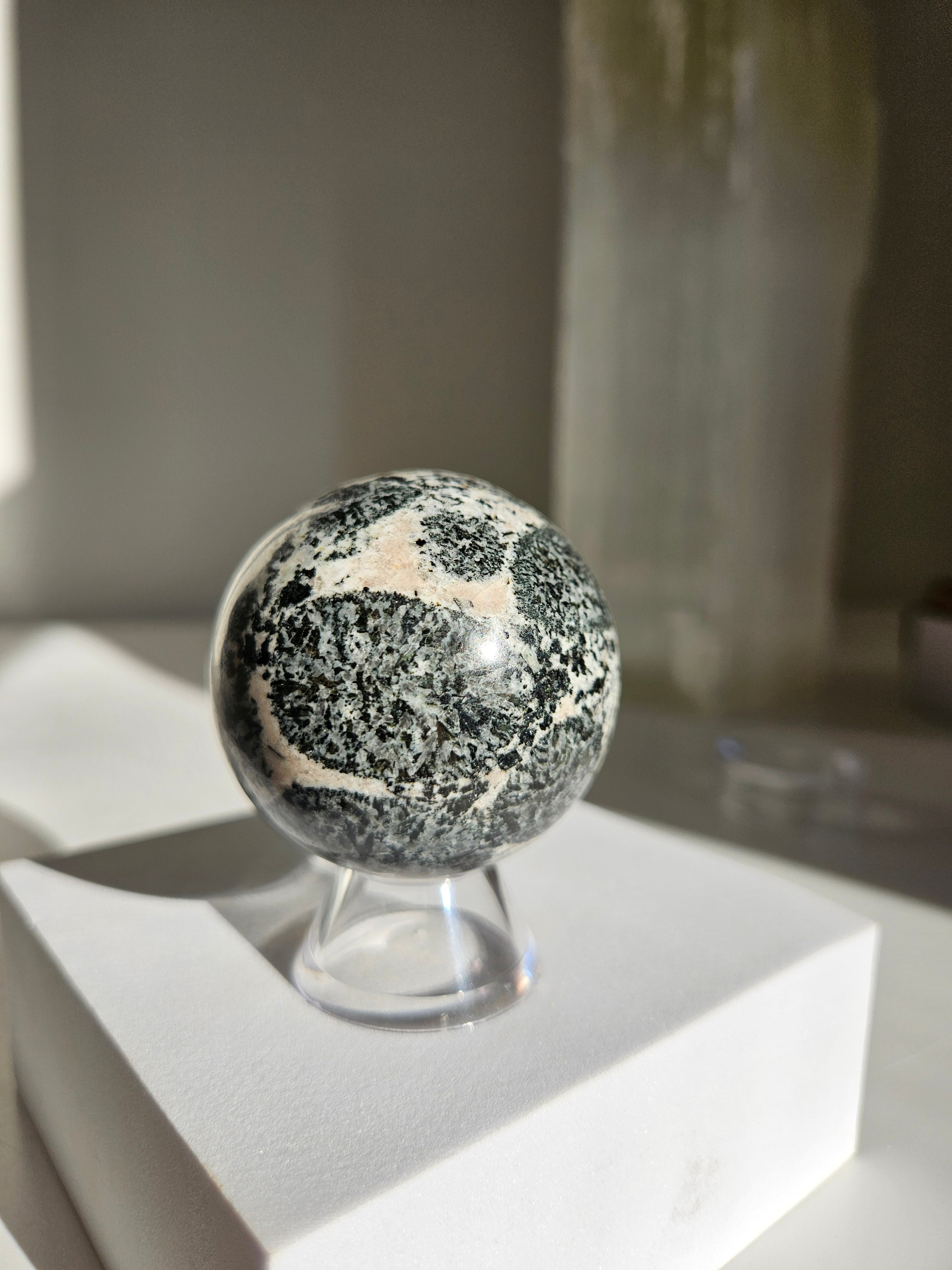 Orbicular Jasper Sphere 004