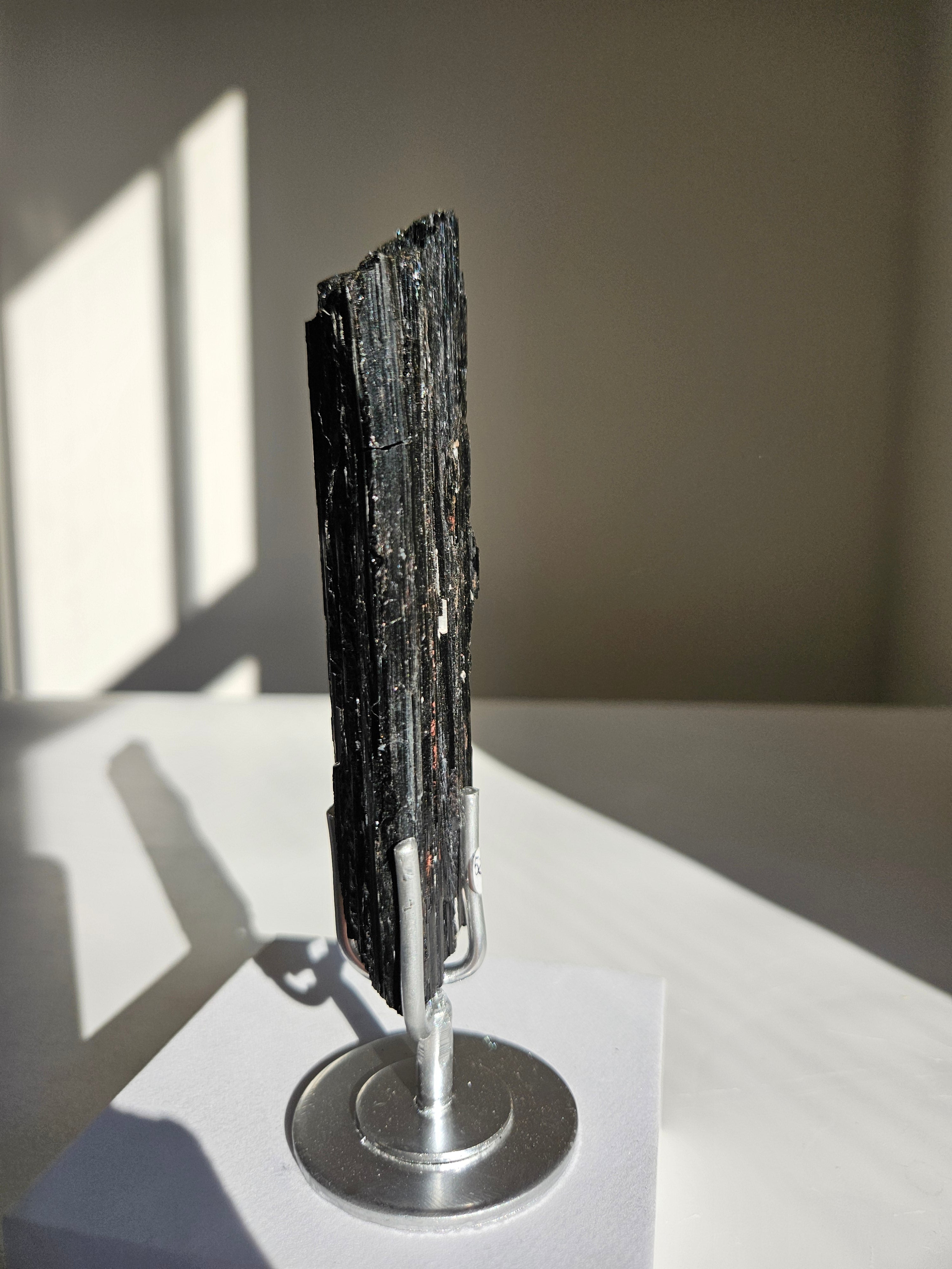 Black Tourmaline on Stand 002