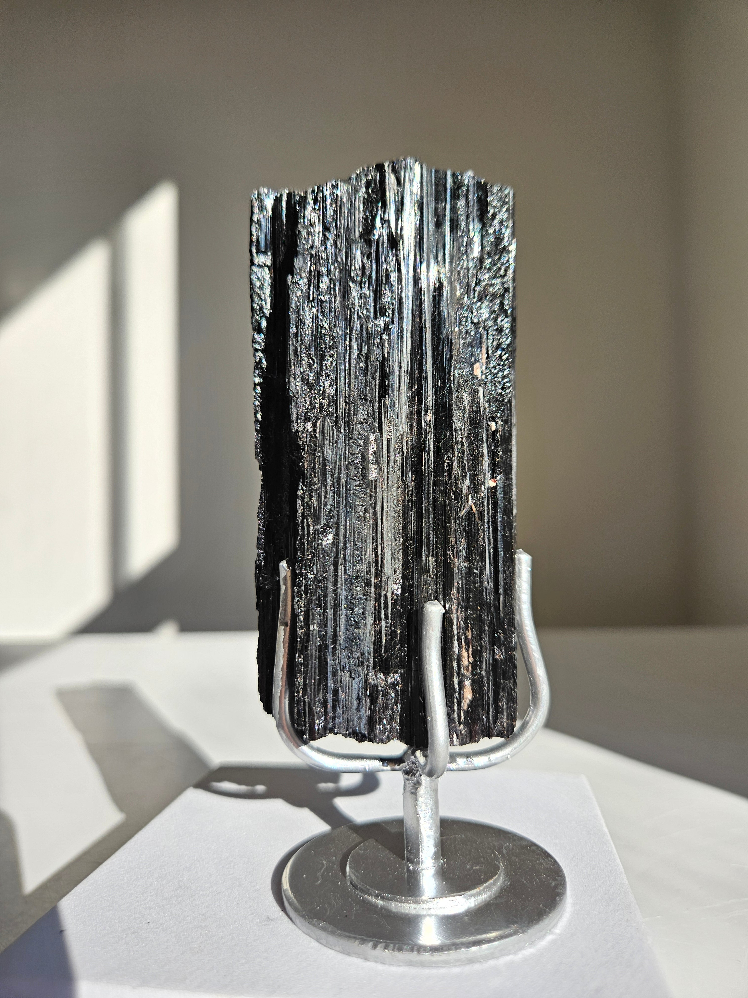 Black Tourmaline on Stand 003