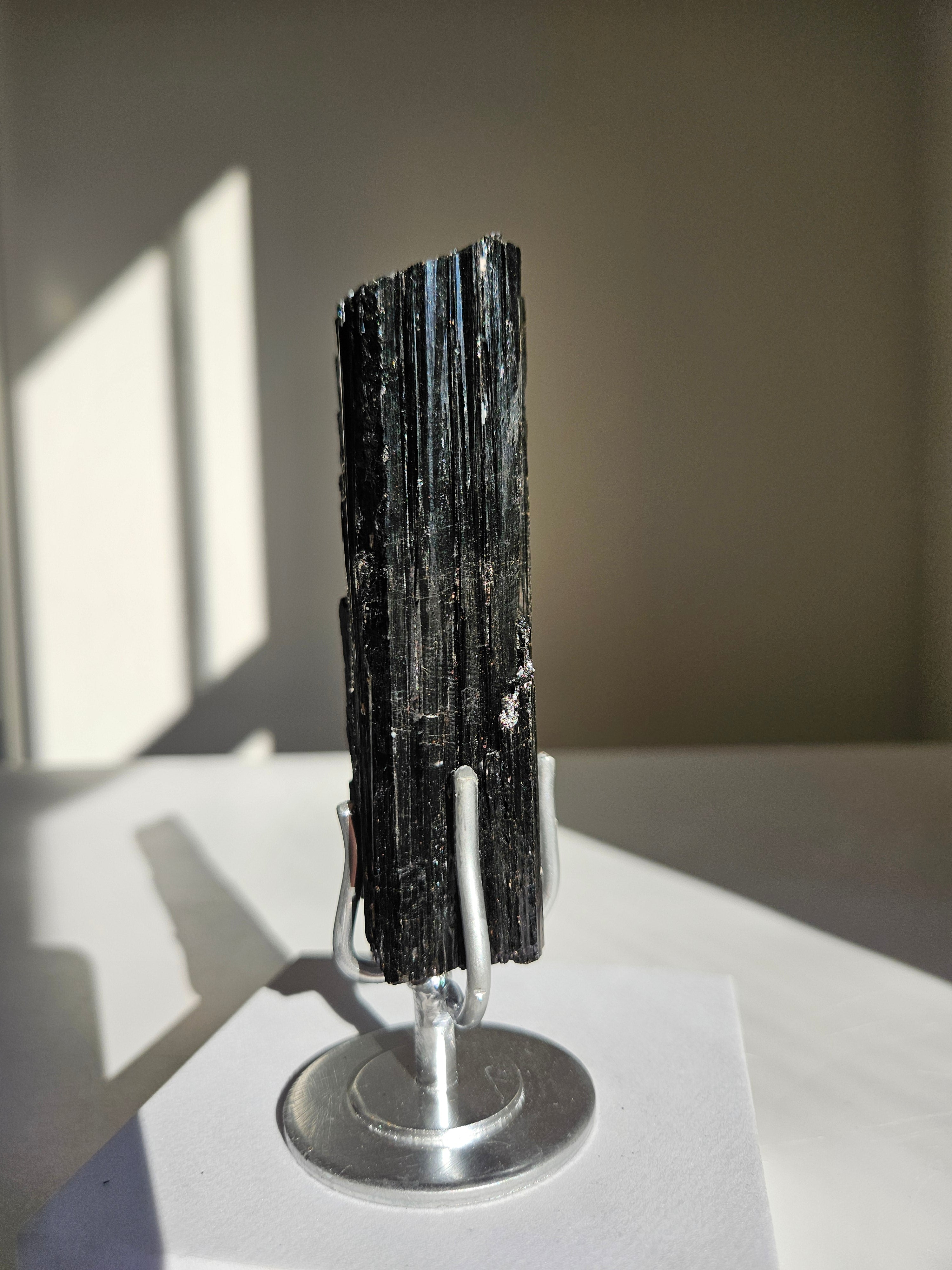 Black Tourmaline on Stand 003