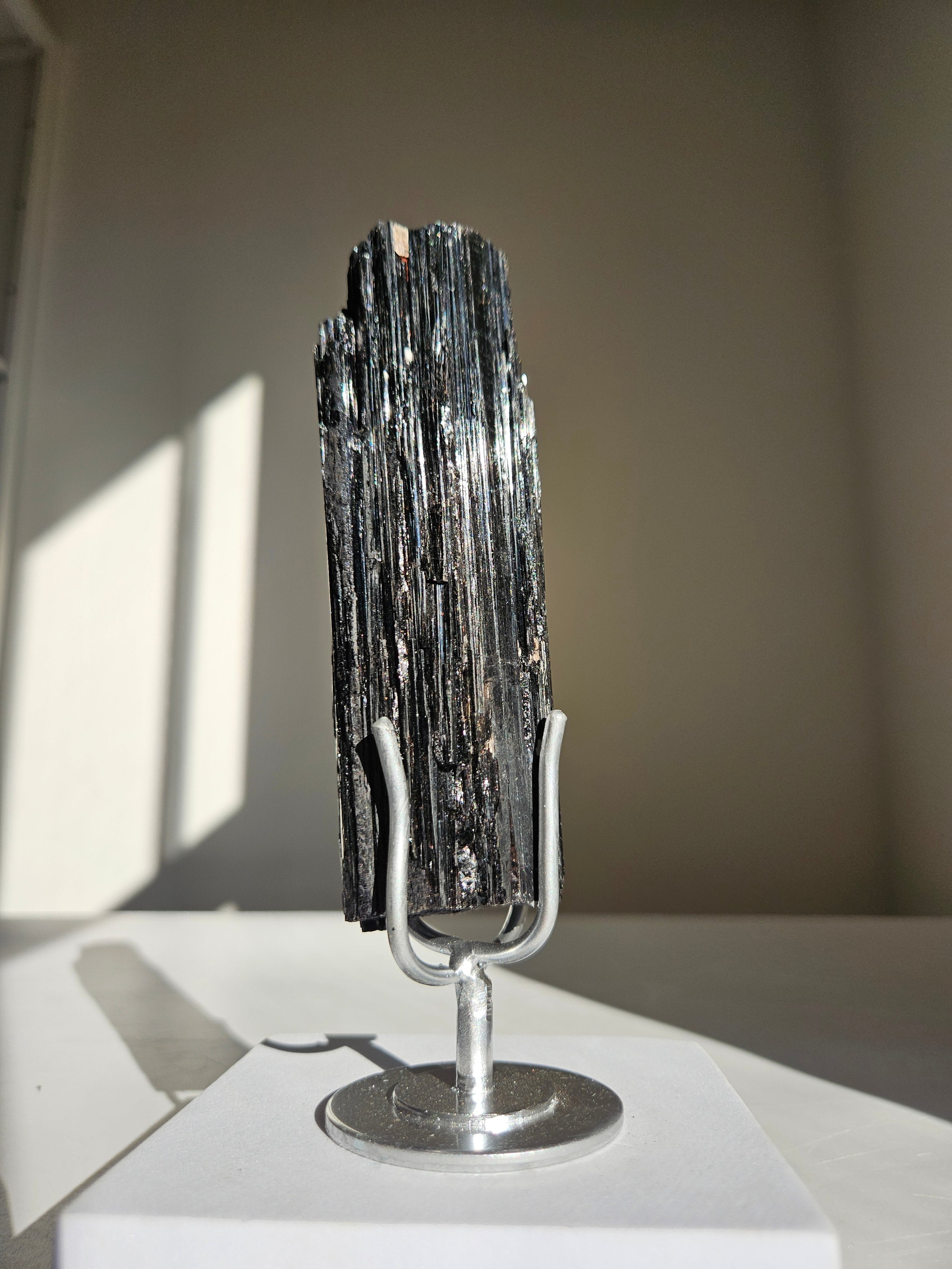 Black Tourmaline on Stand 004