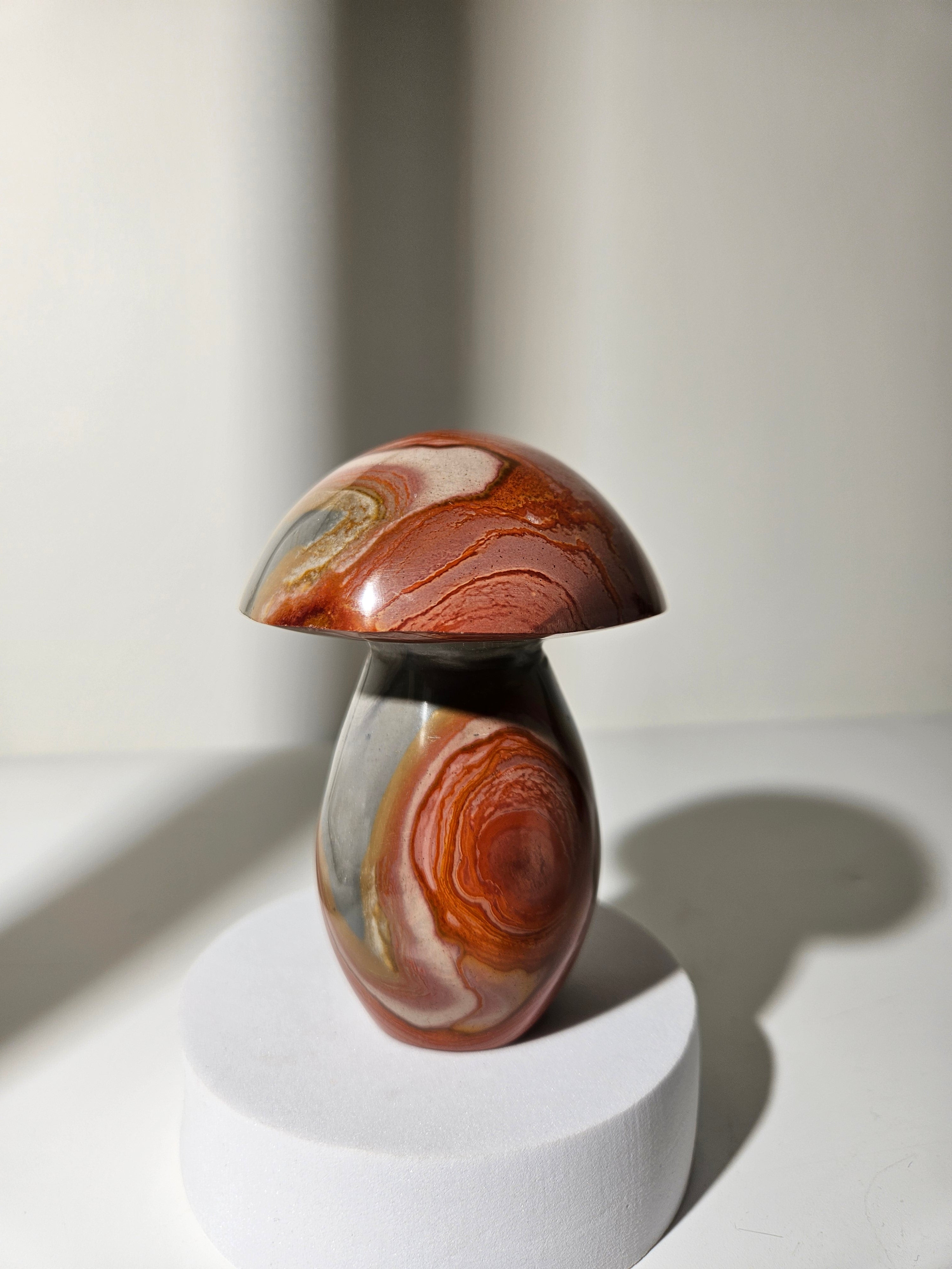 Polychrome Jasper Mushroom 001