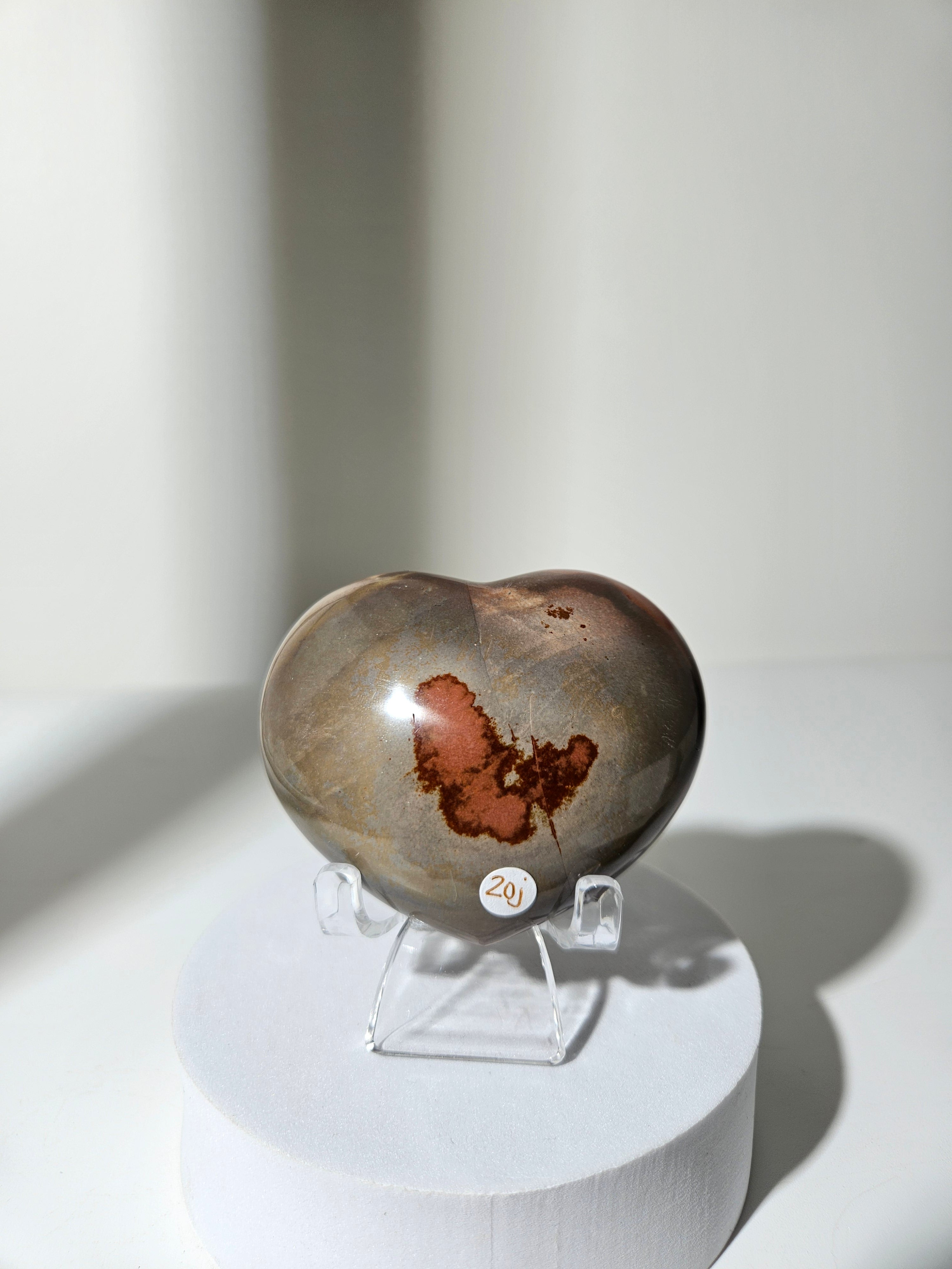 Polychrome Jasper Heart 001