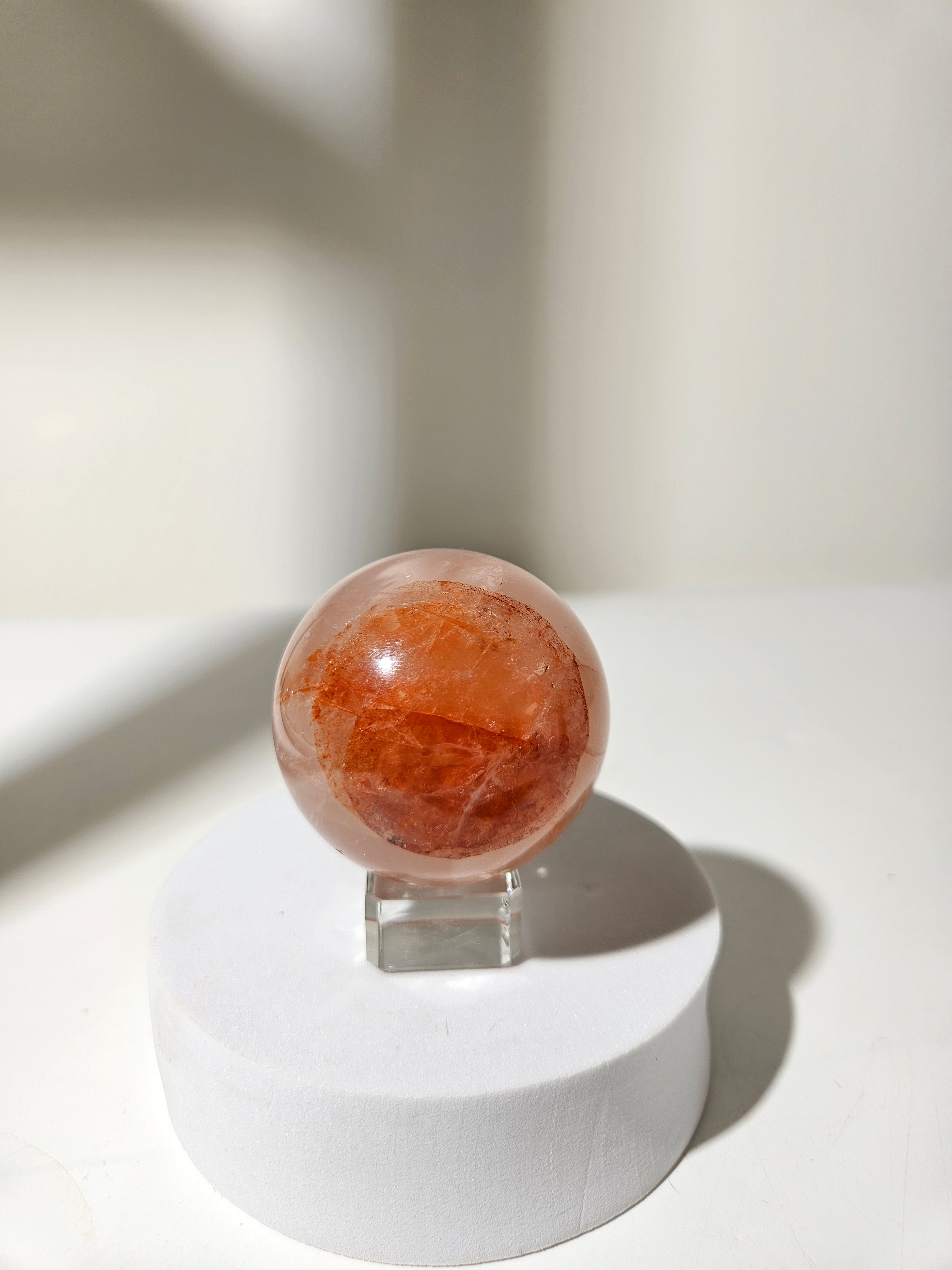 Hematoid Quartz Sphere 001