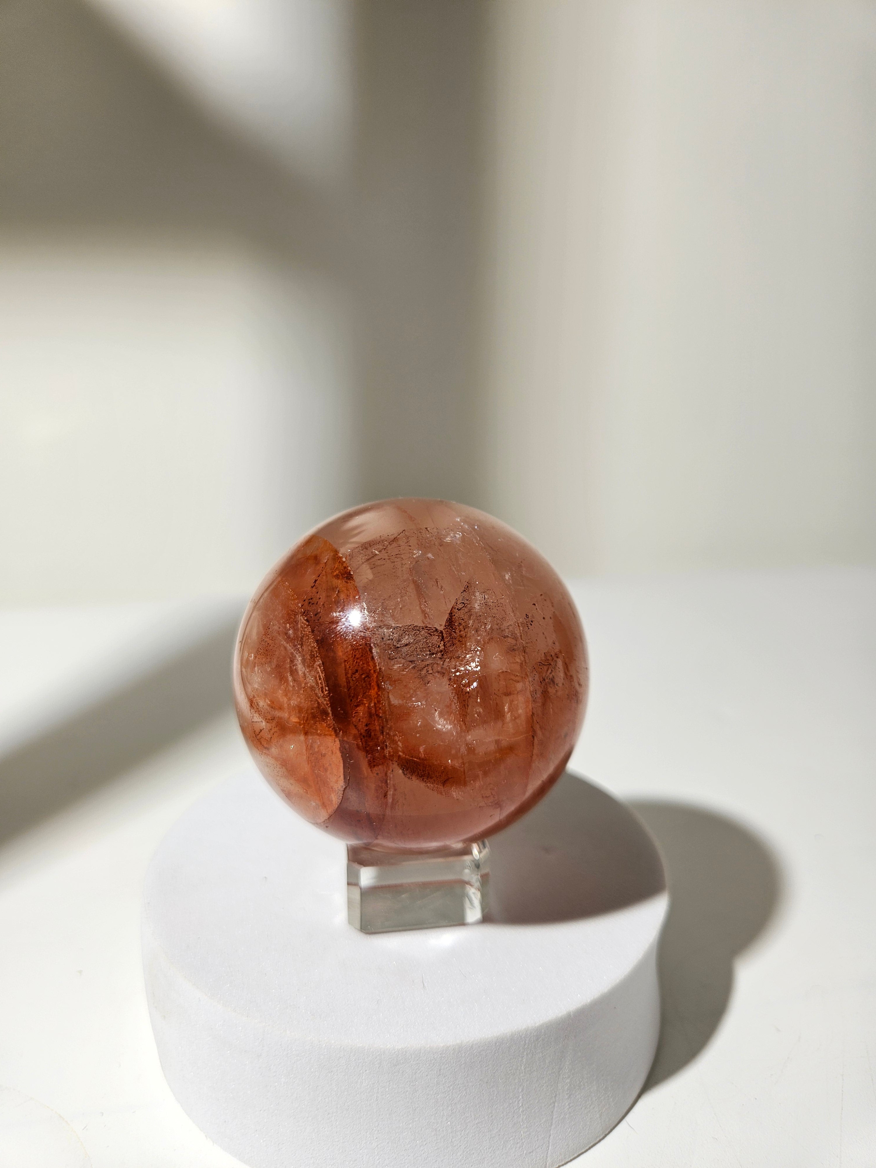 Hematoid Quartz Sphere 002