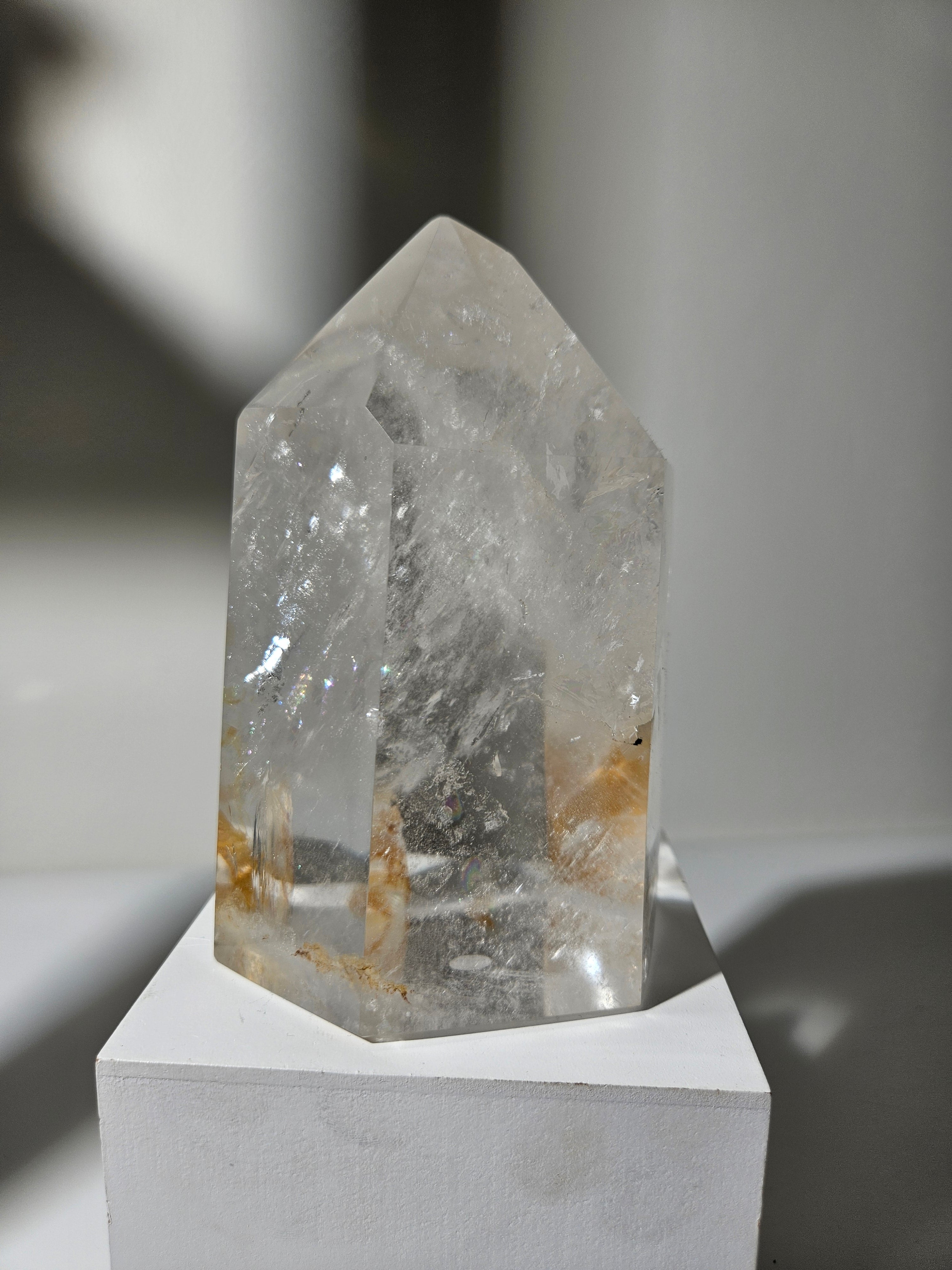 Golden Healer Quartz Tower 001