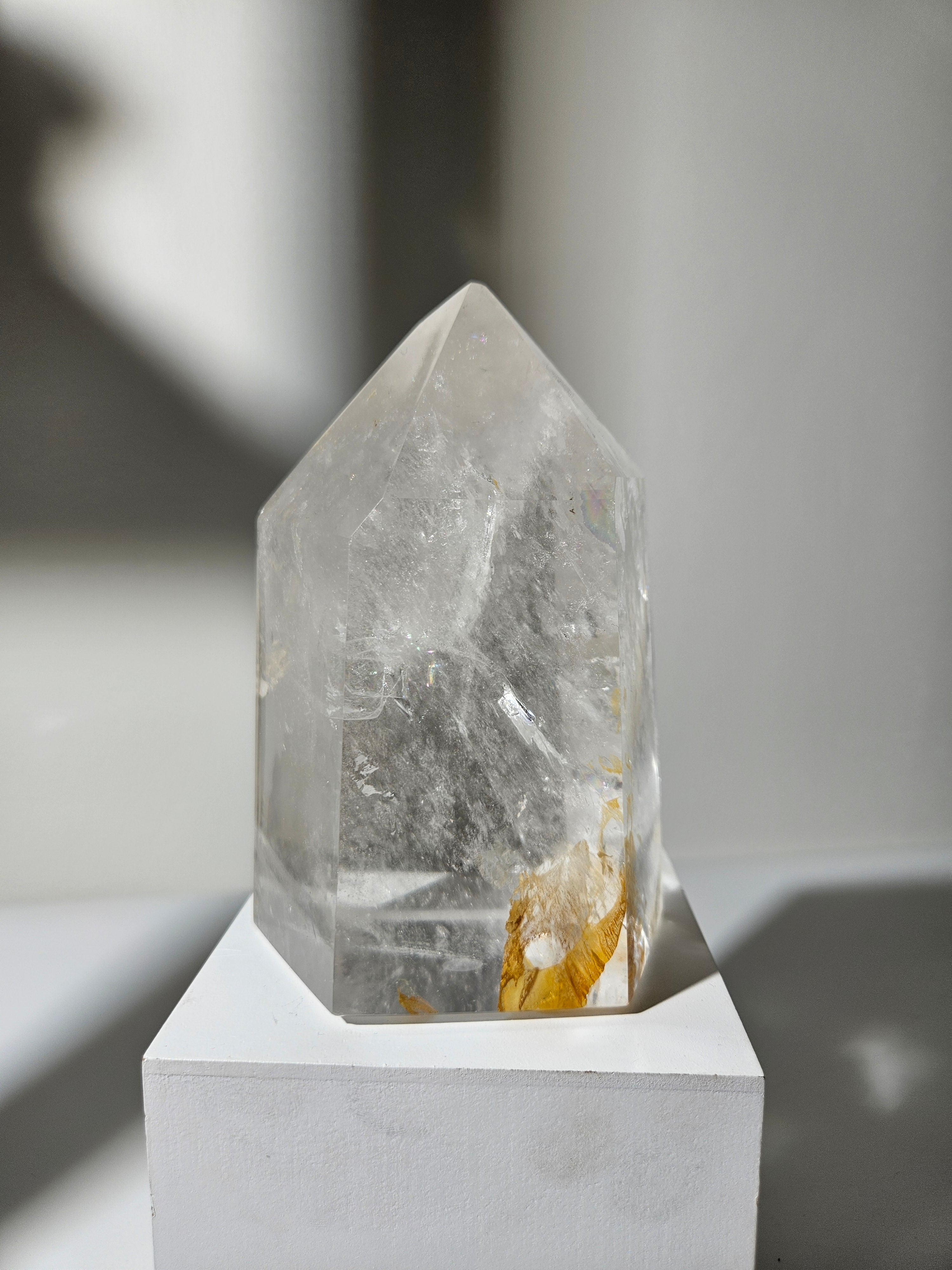 Golden Healer Quartz Tower 001