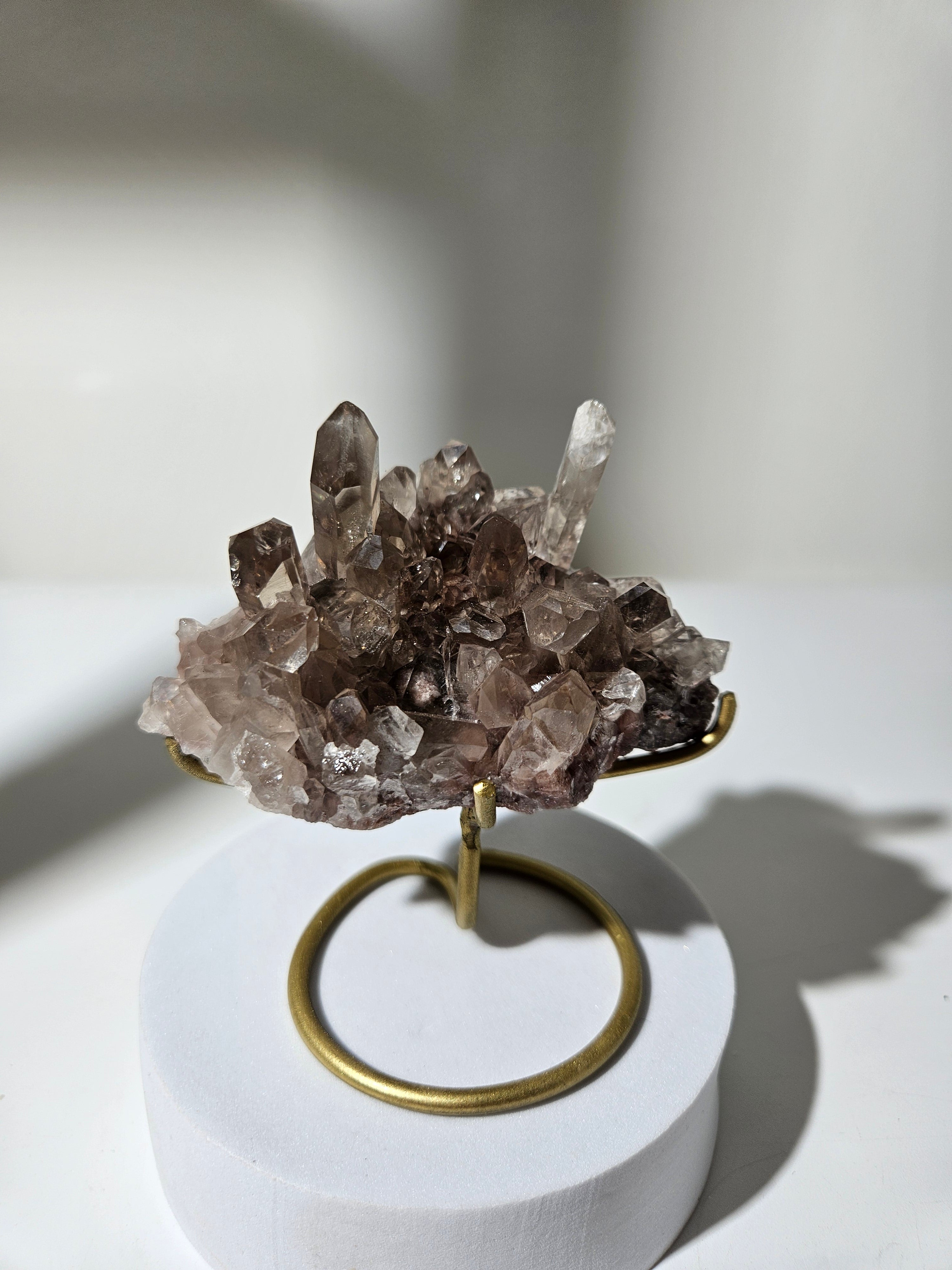 Smoky Quartz Cluster 005