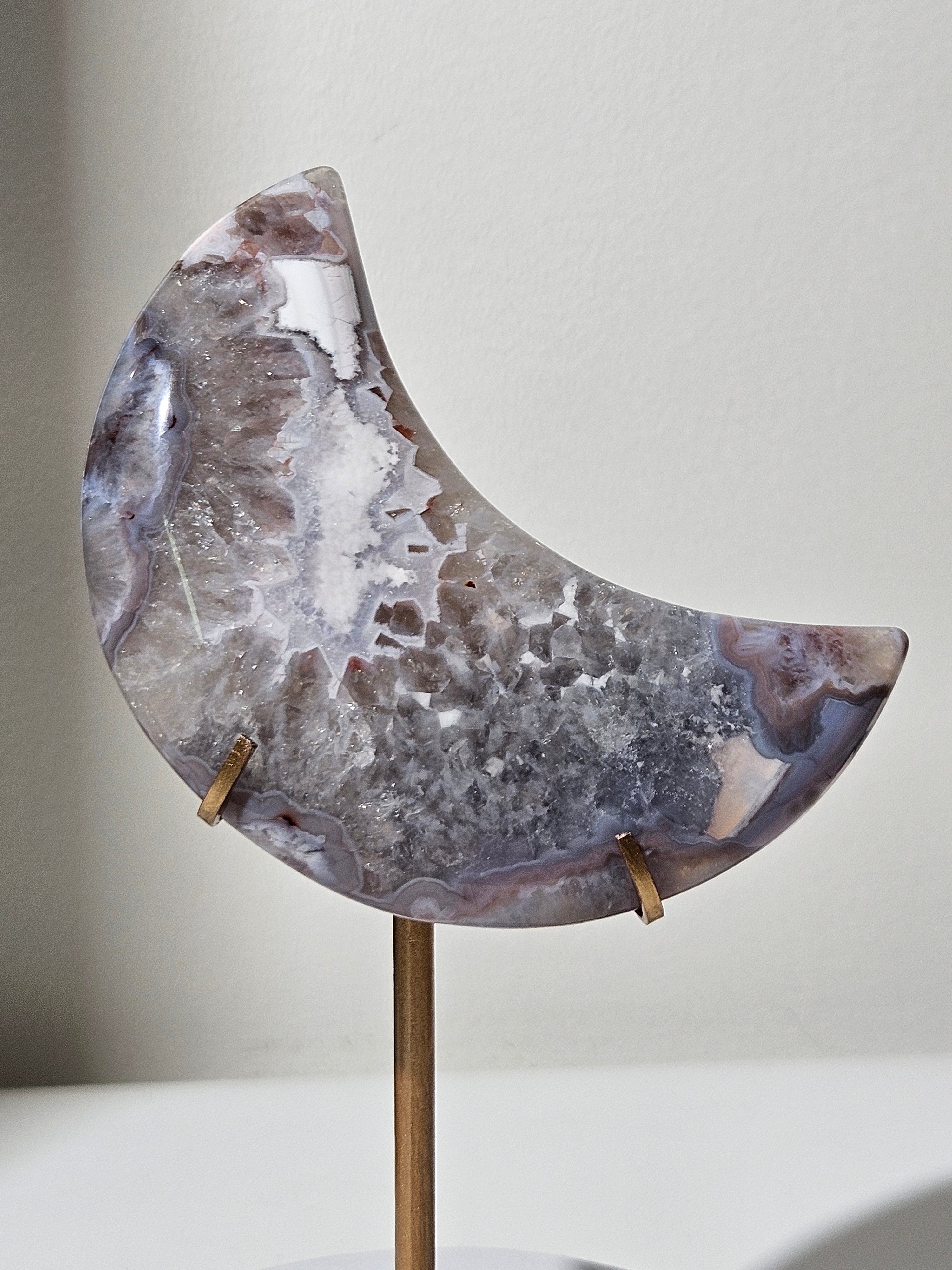 Flower Agate Moon 006