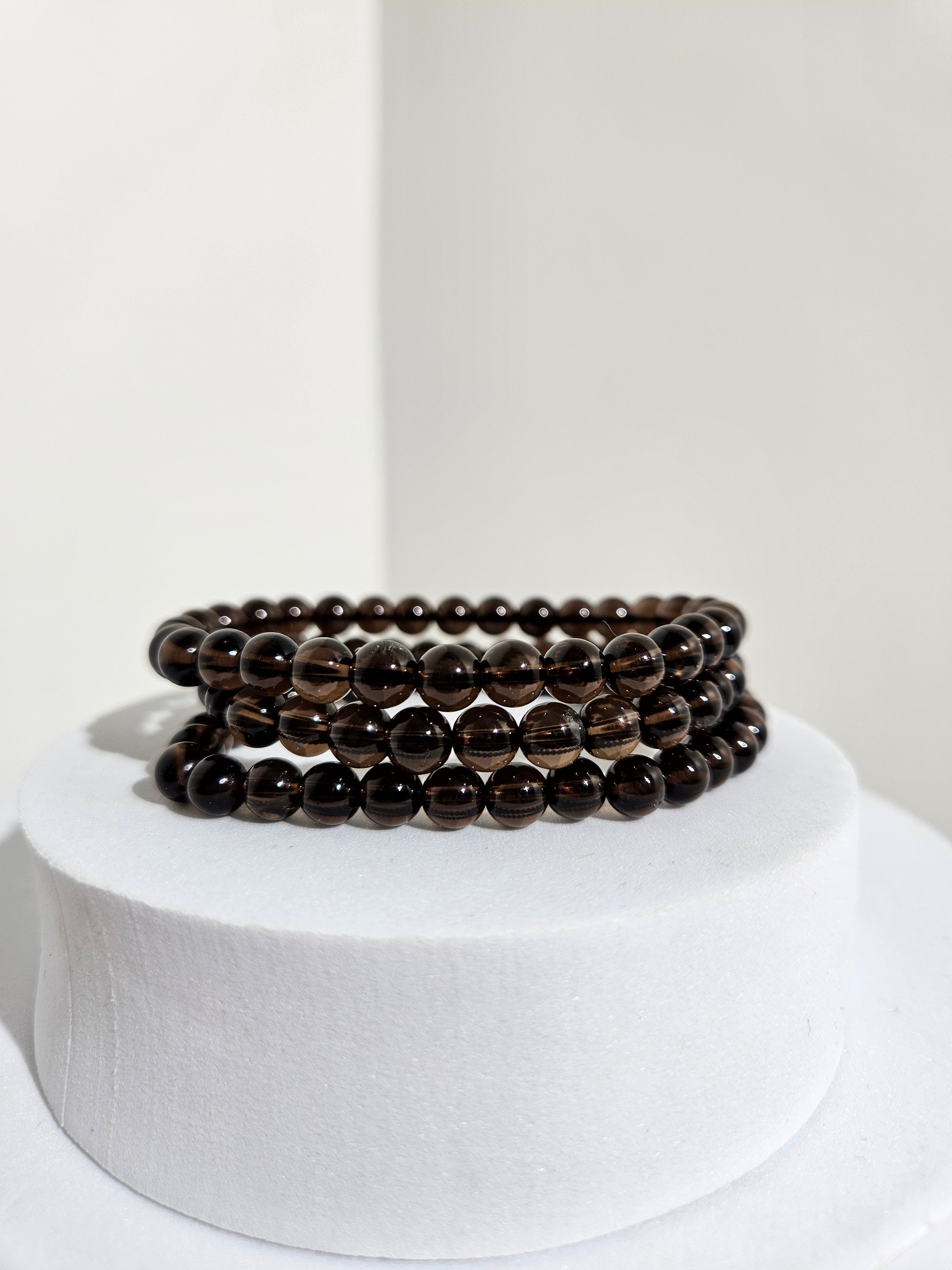 Smoky Quartz bracelet | 6mm