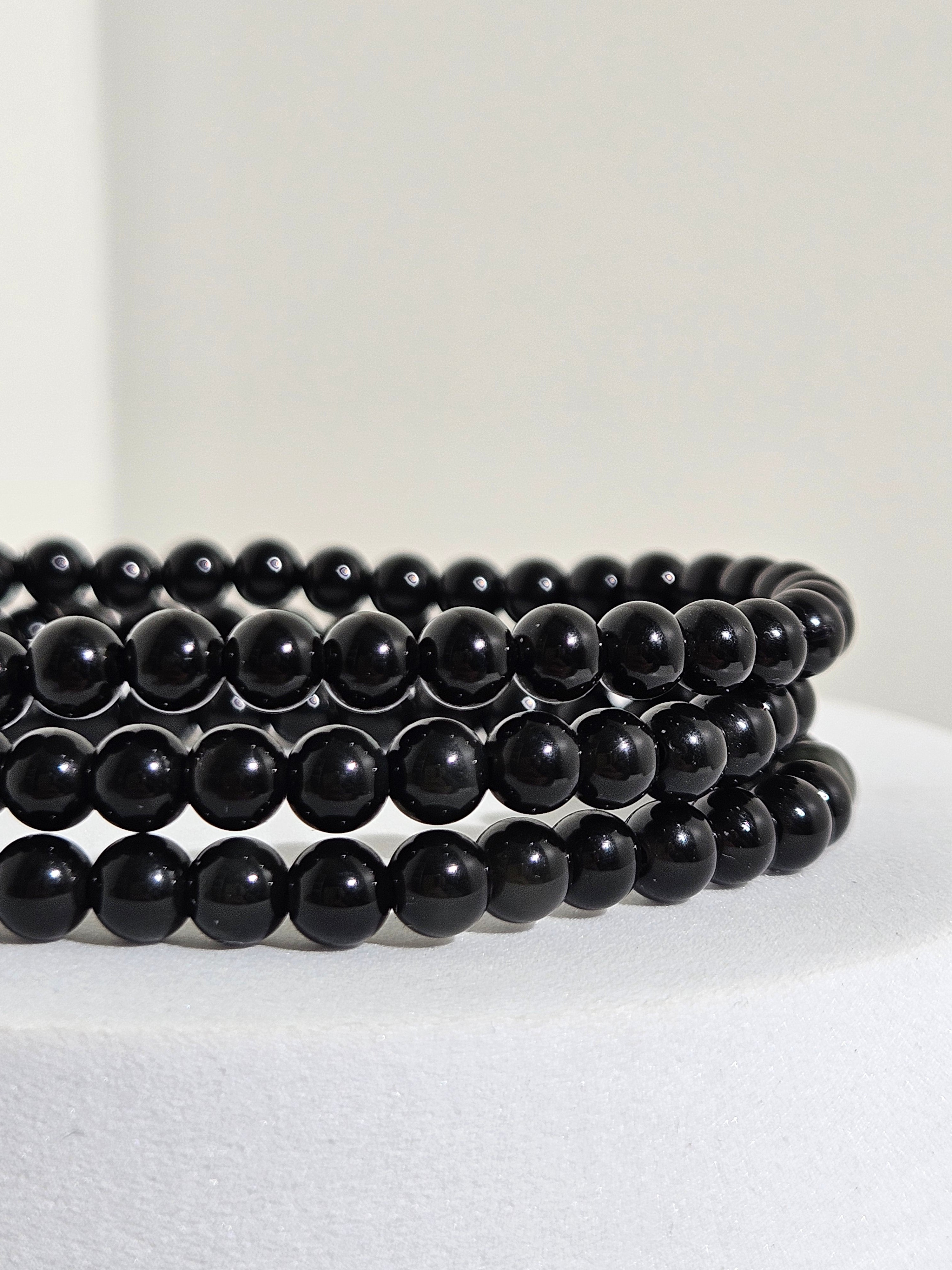 Obsidian Bracelet | 4mm