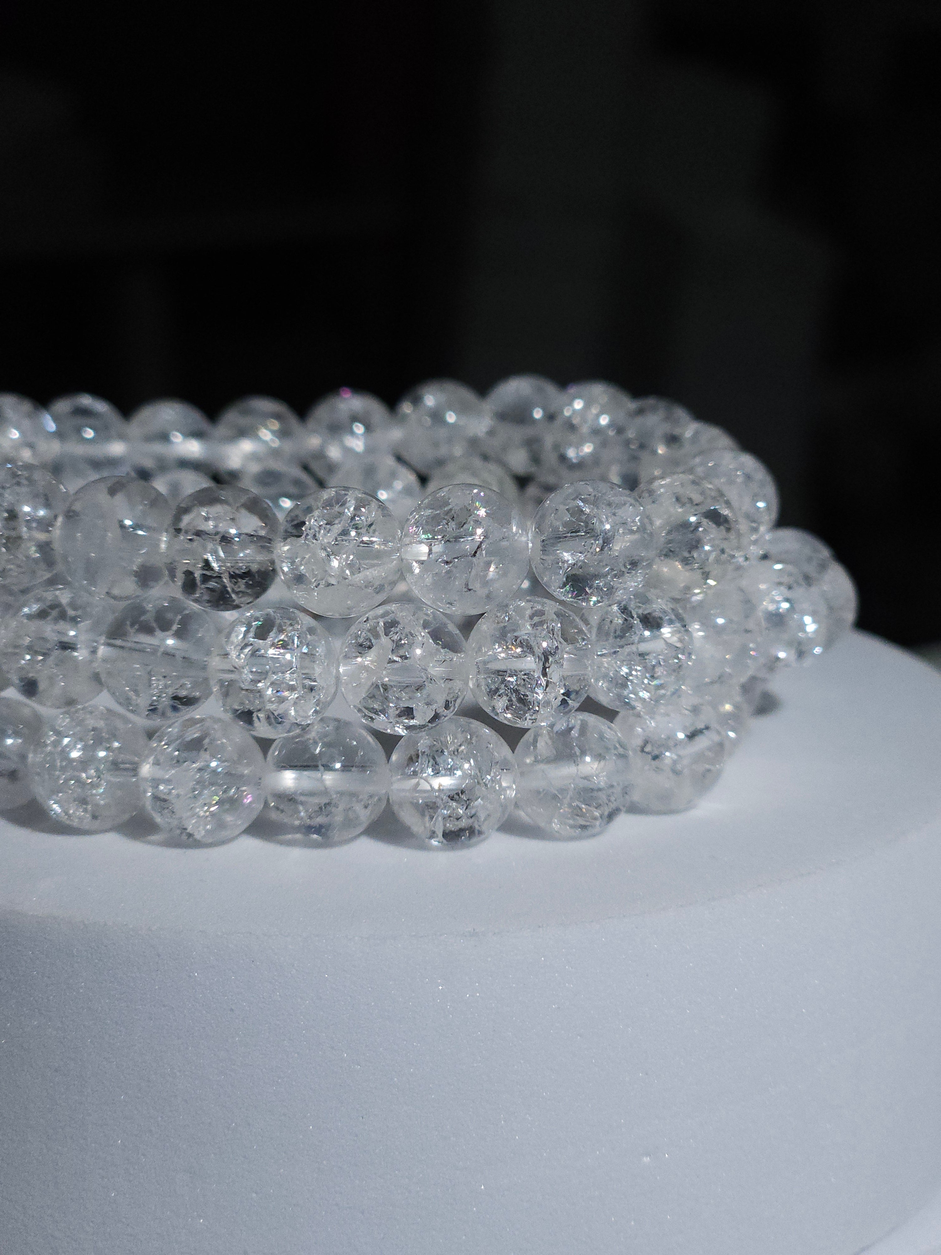 Crackle Quartz Bracelet | 8mm