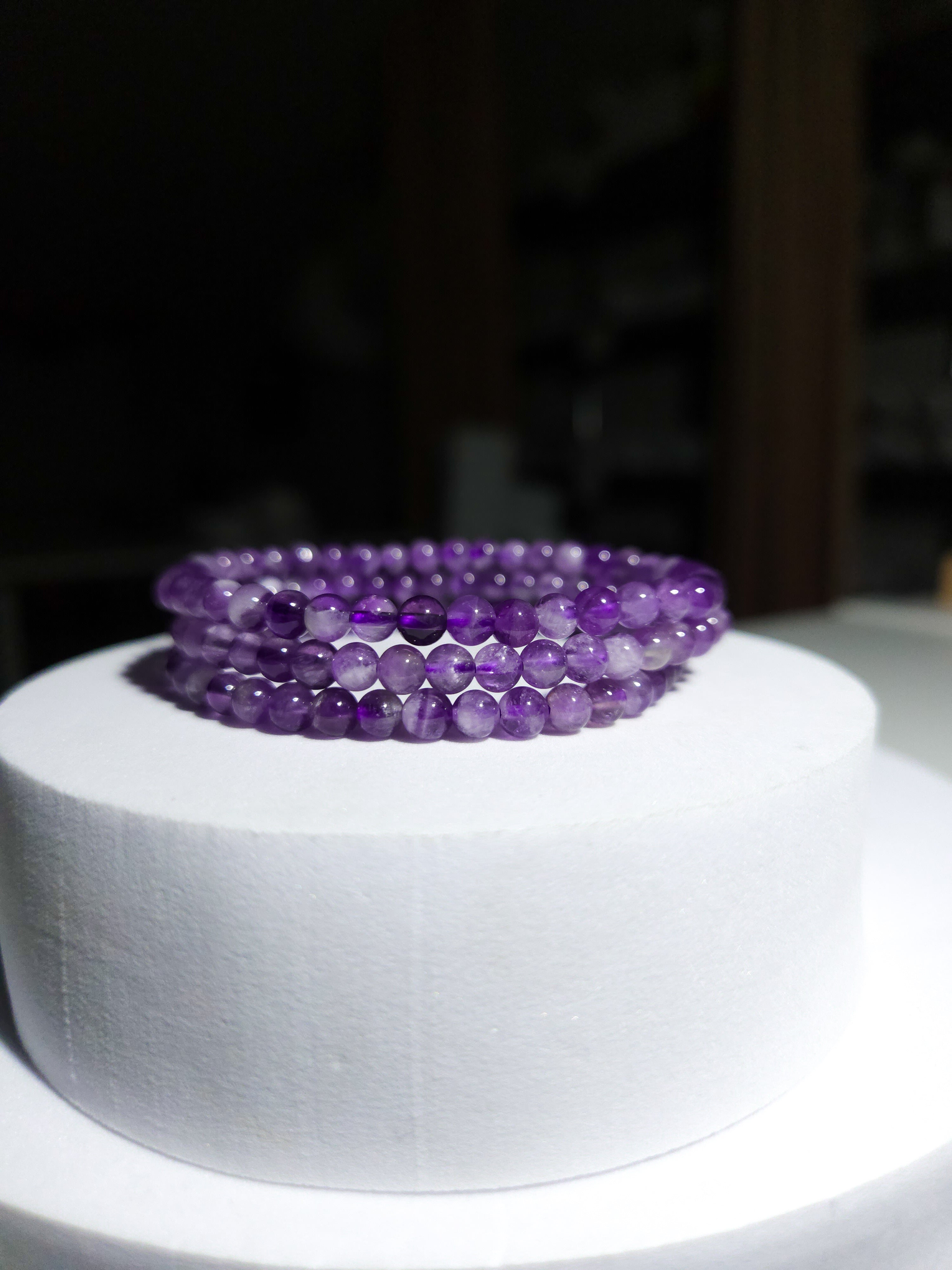 Amethyst bracelet | 4mm