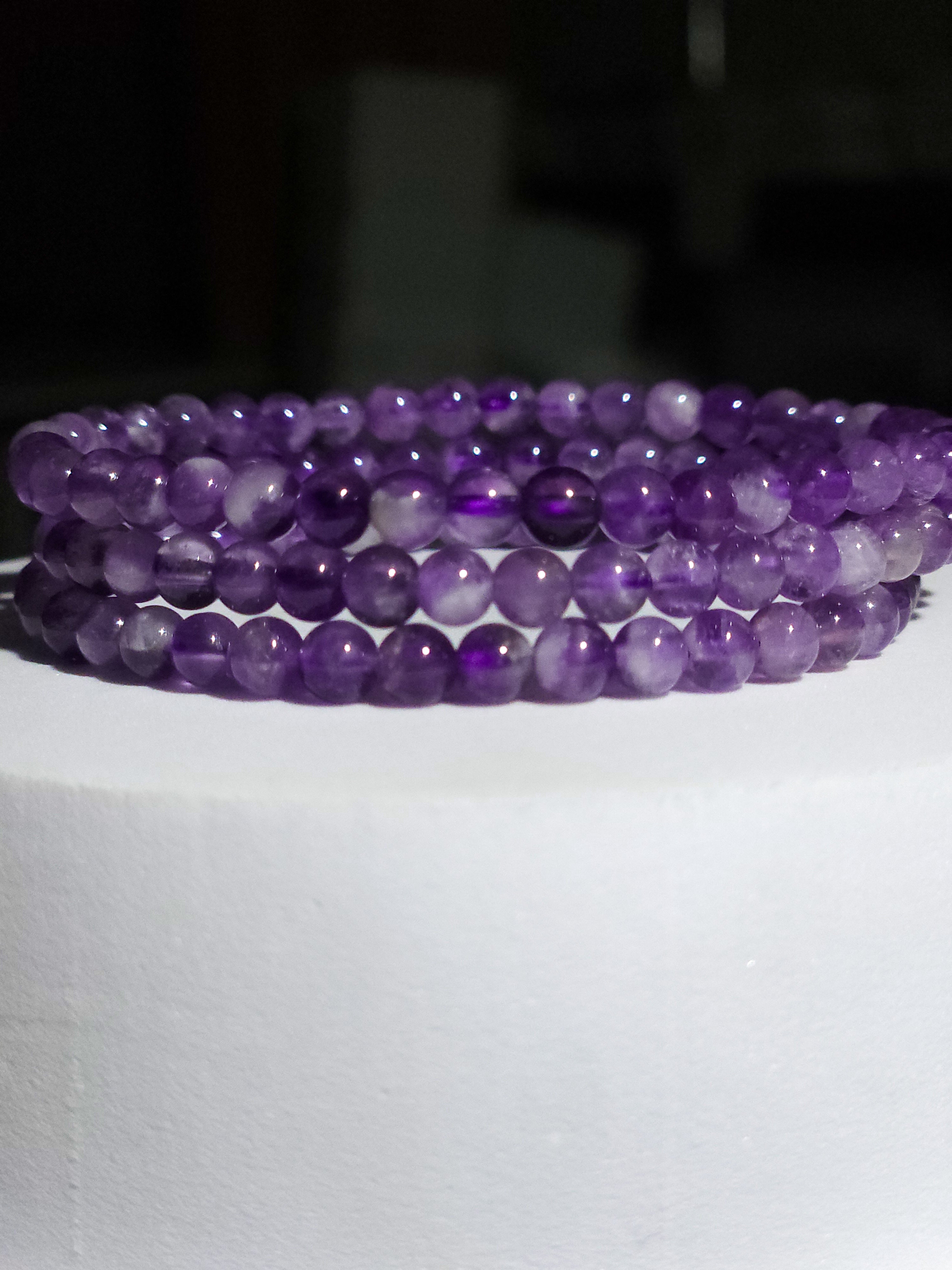 Amethyst bracelet | 4mm