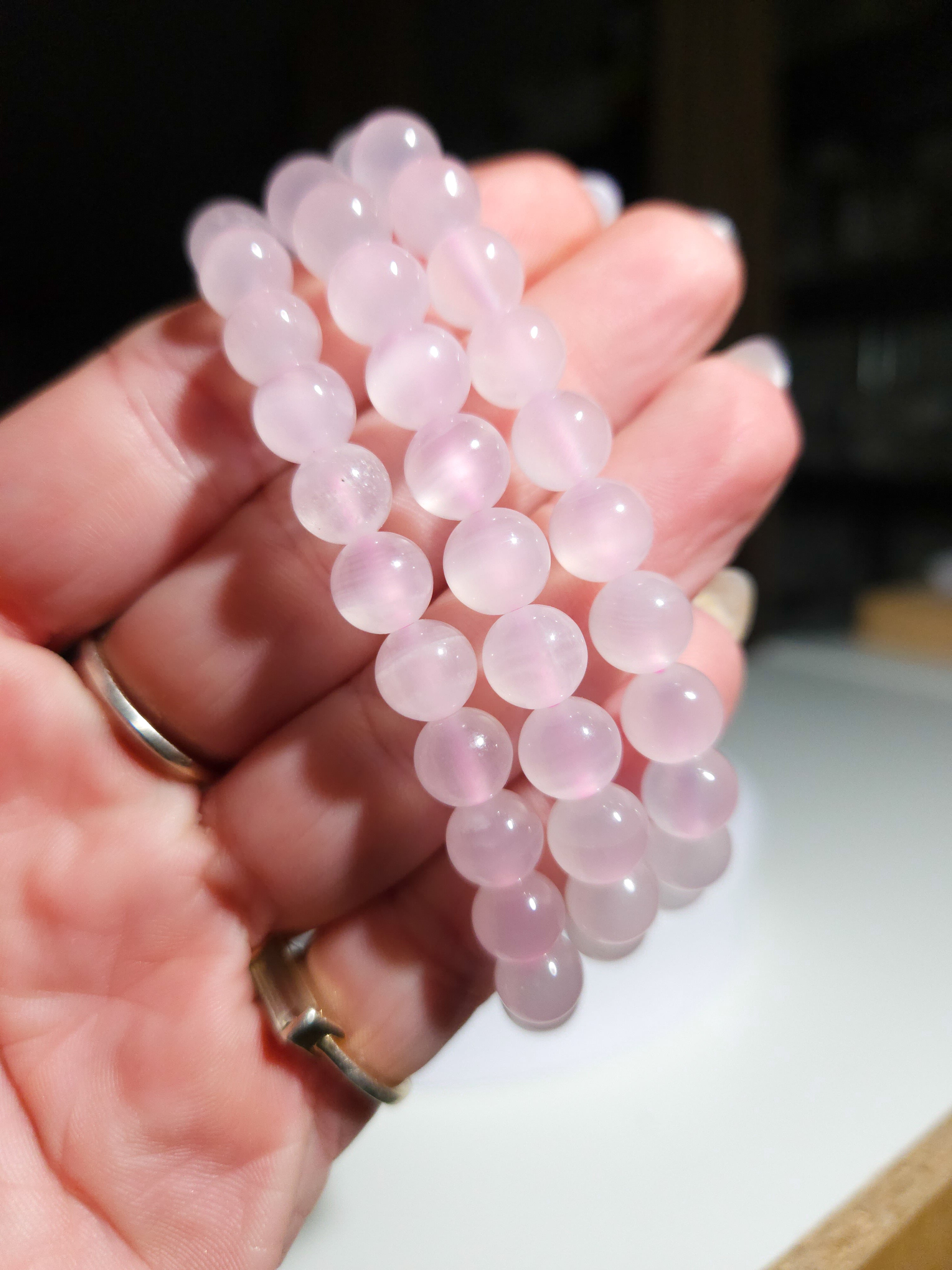 Pink Calcite Bracelet | 8mm