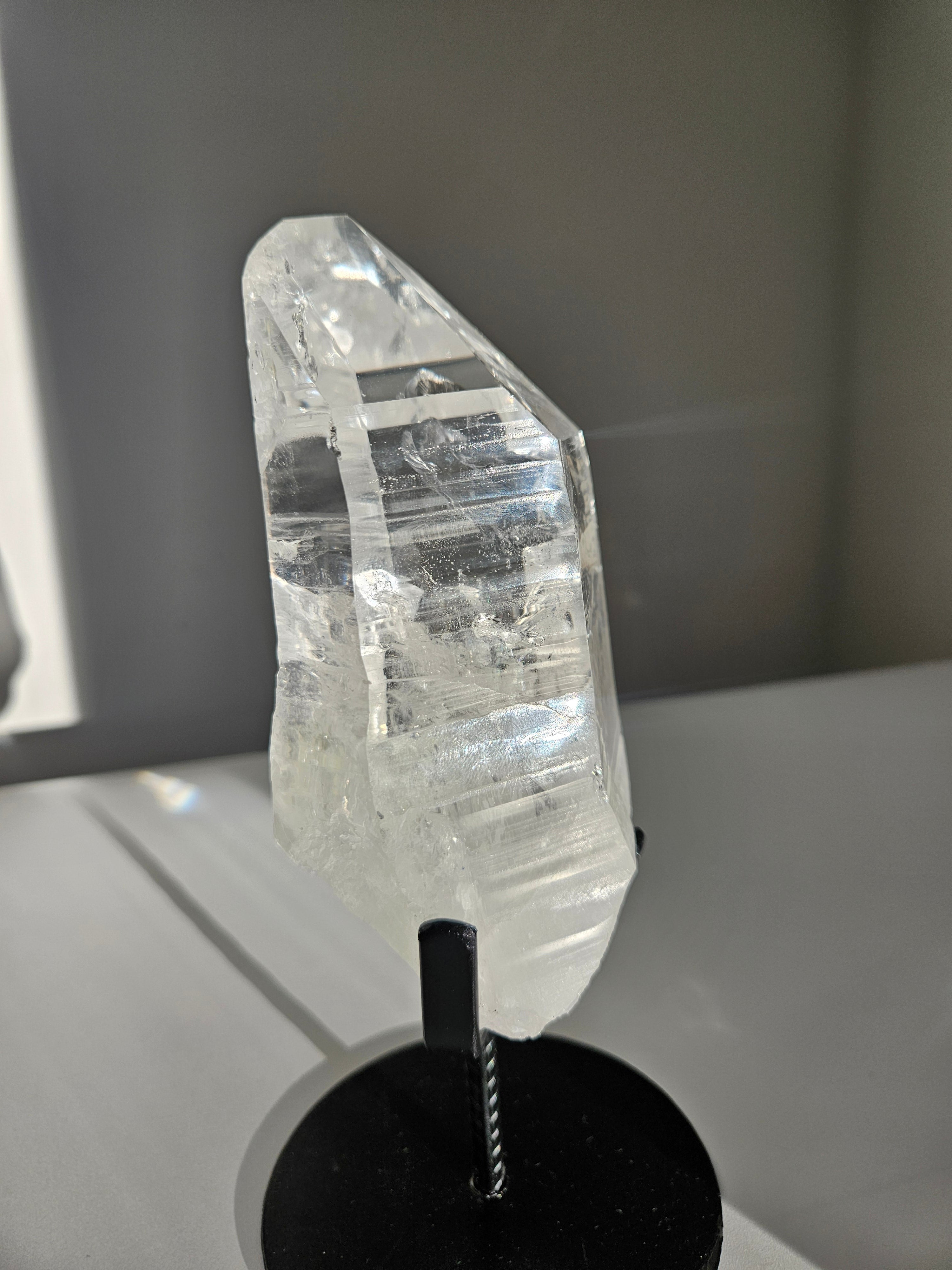 Lemurian Quartz on Stand 001