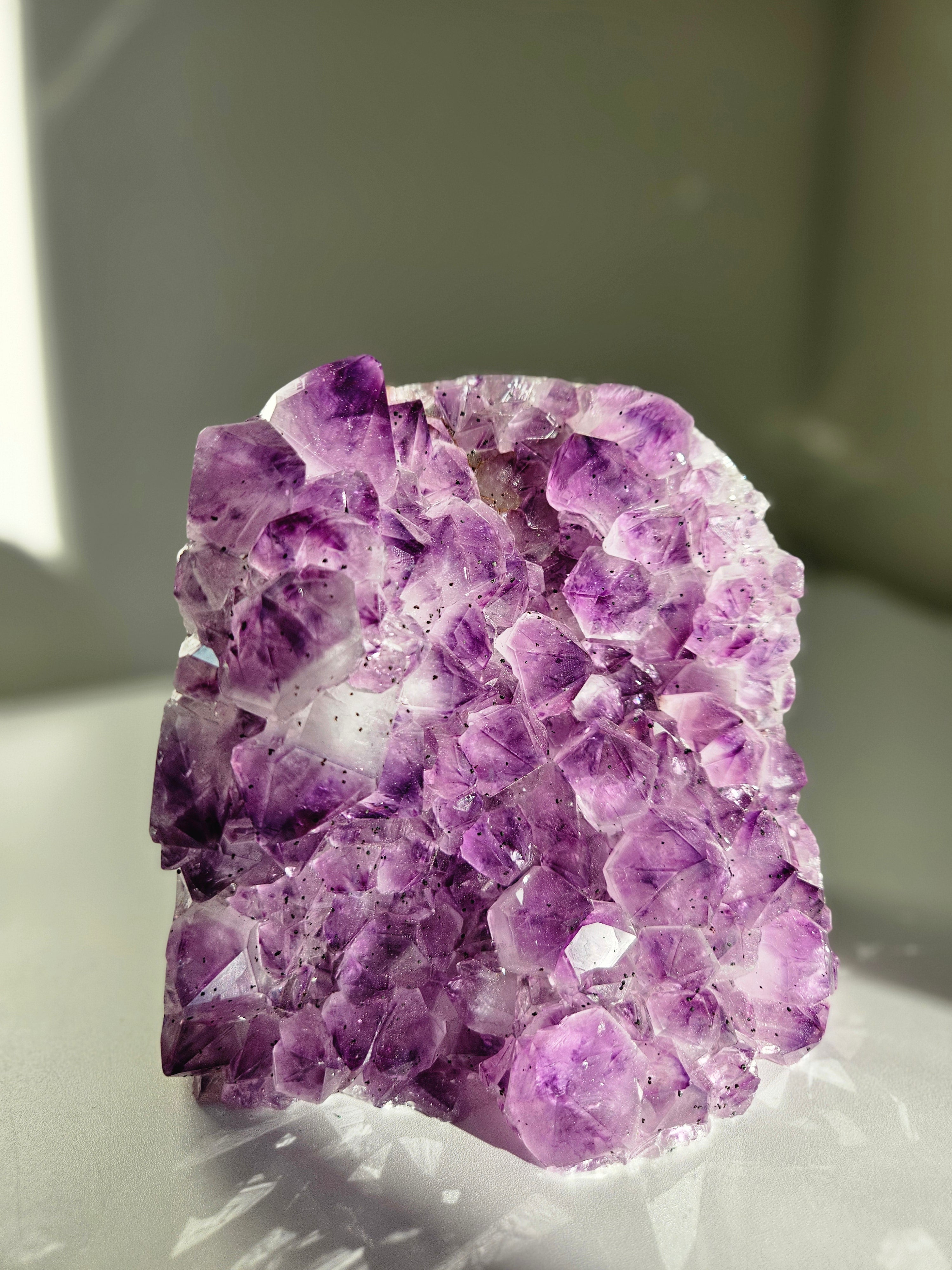 Amethyst with Hollandite Statement 001