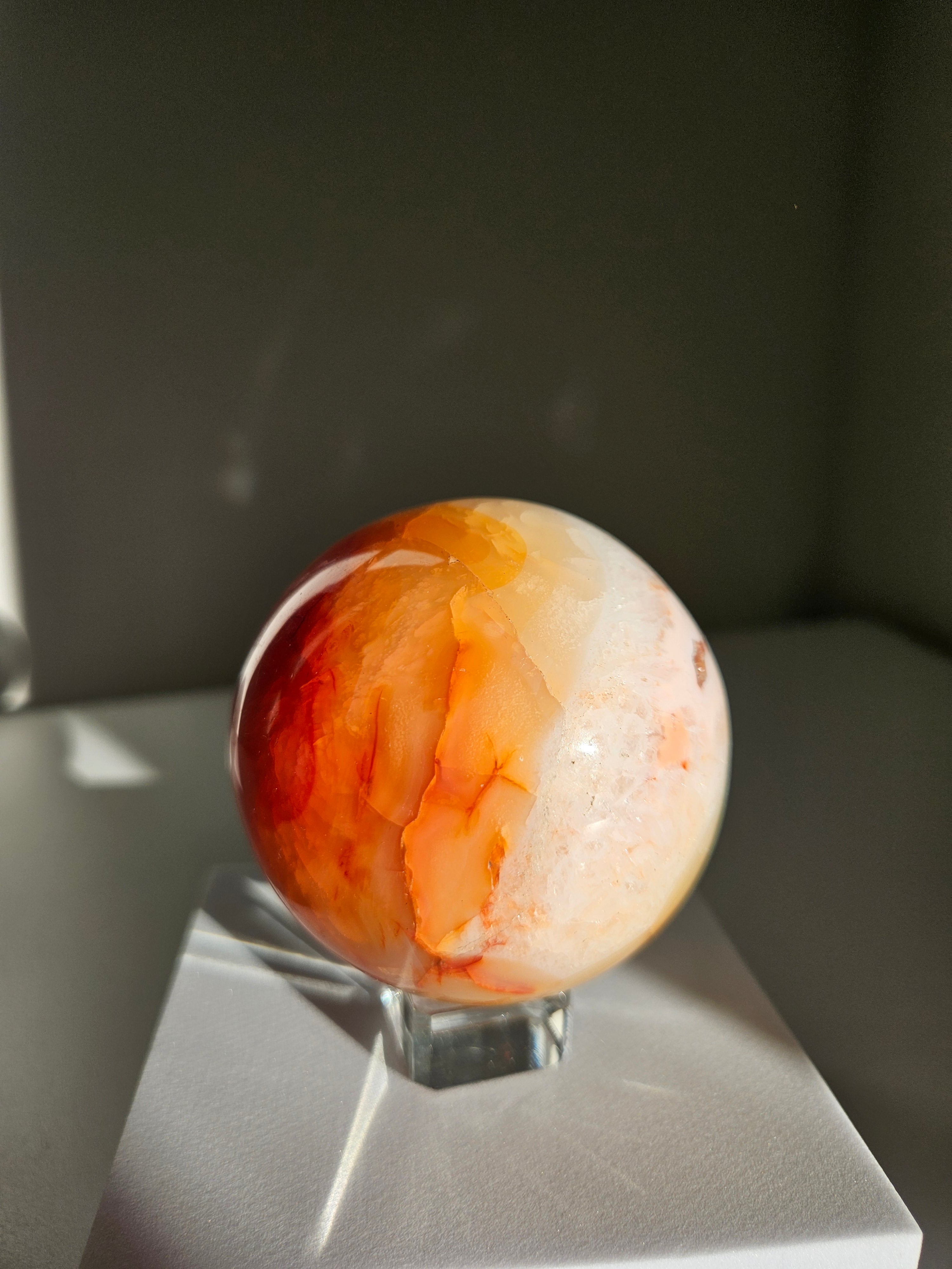 Carnelian Sphere 008