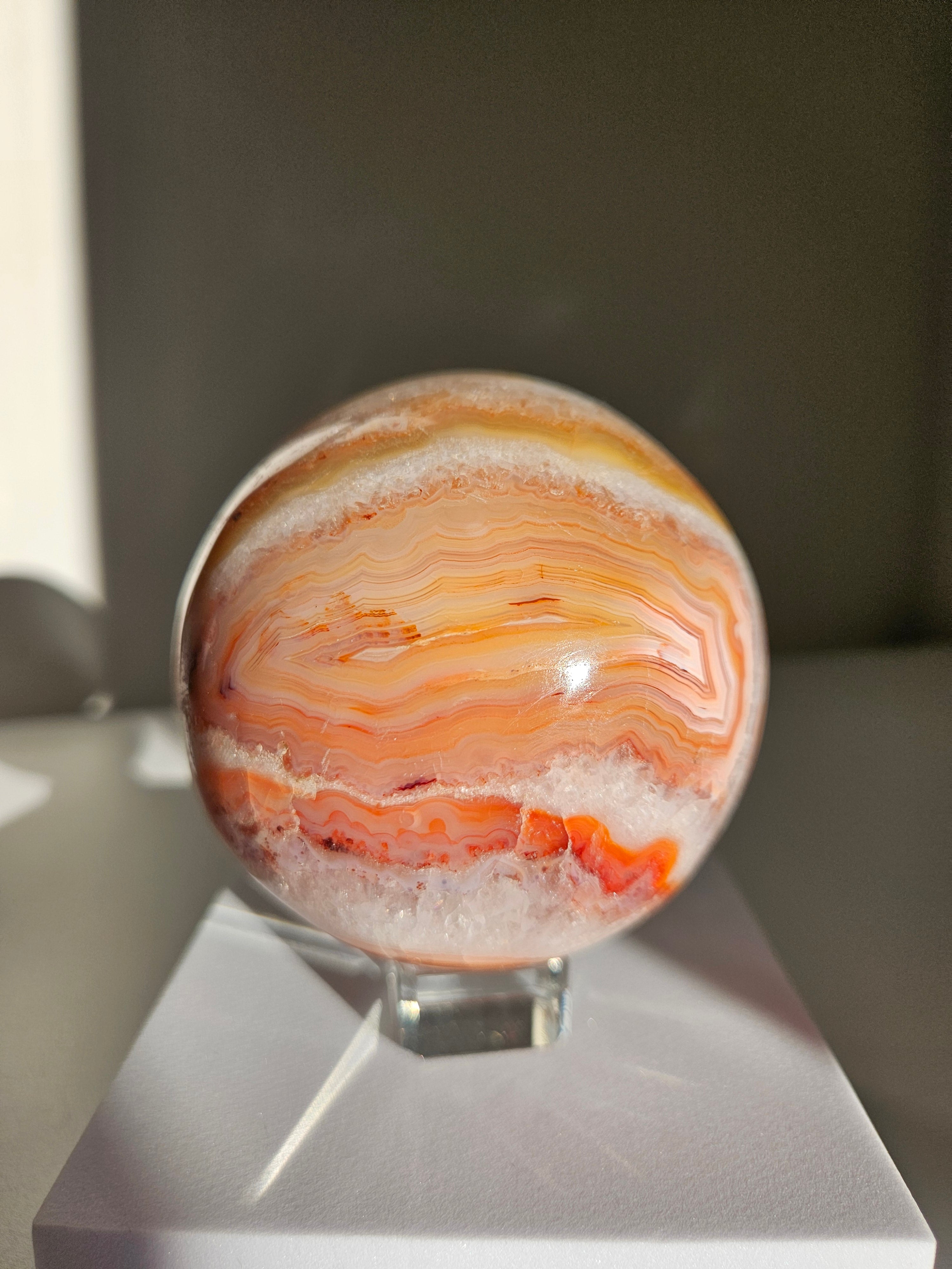 Carnelian Sphere 009