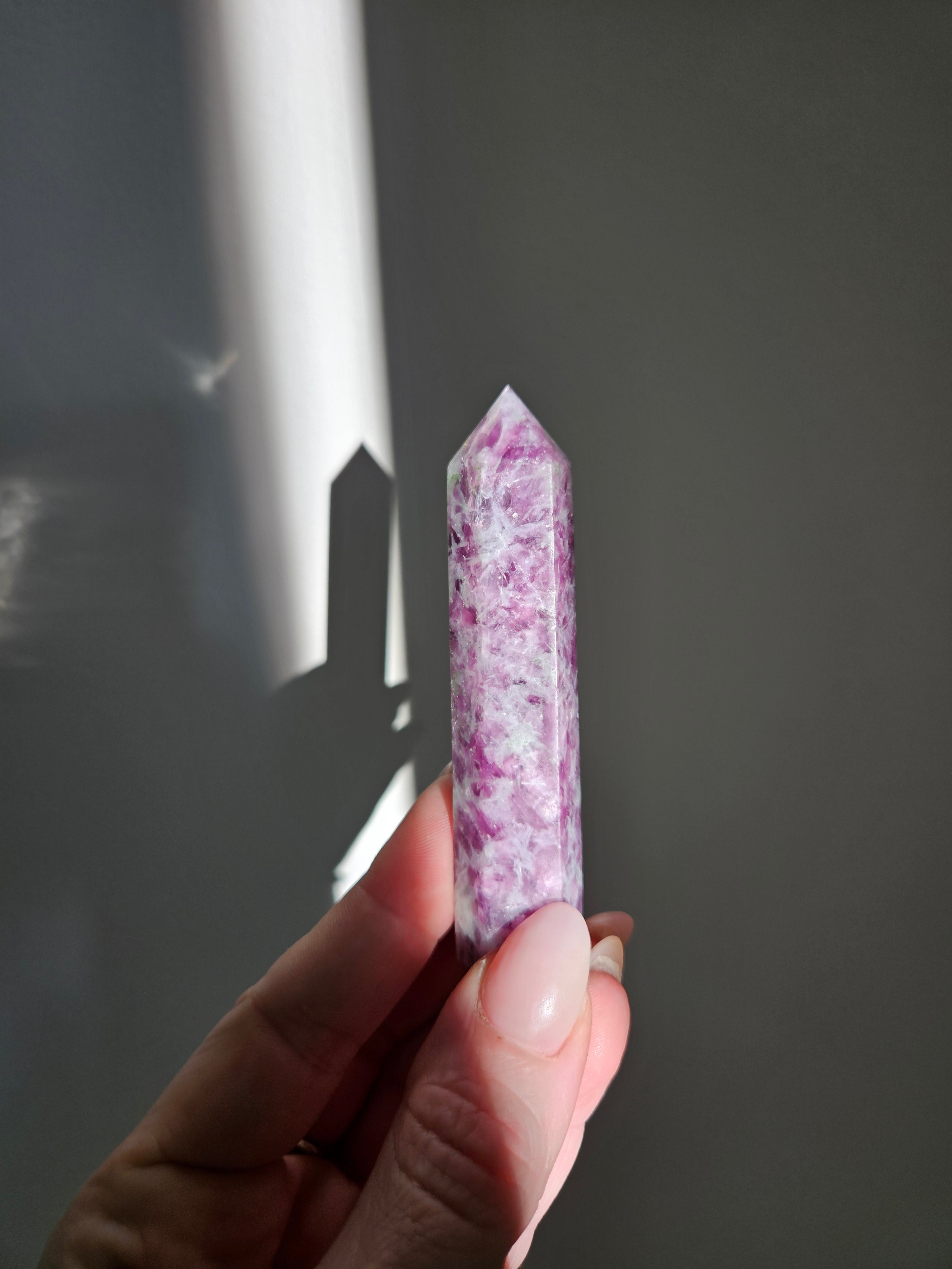 Lepidolite Tower 001