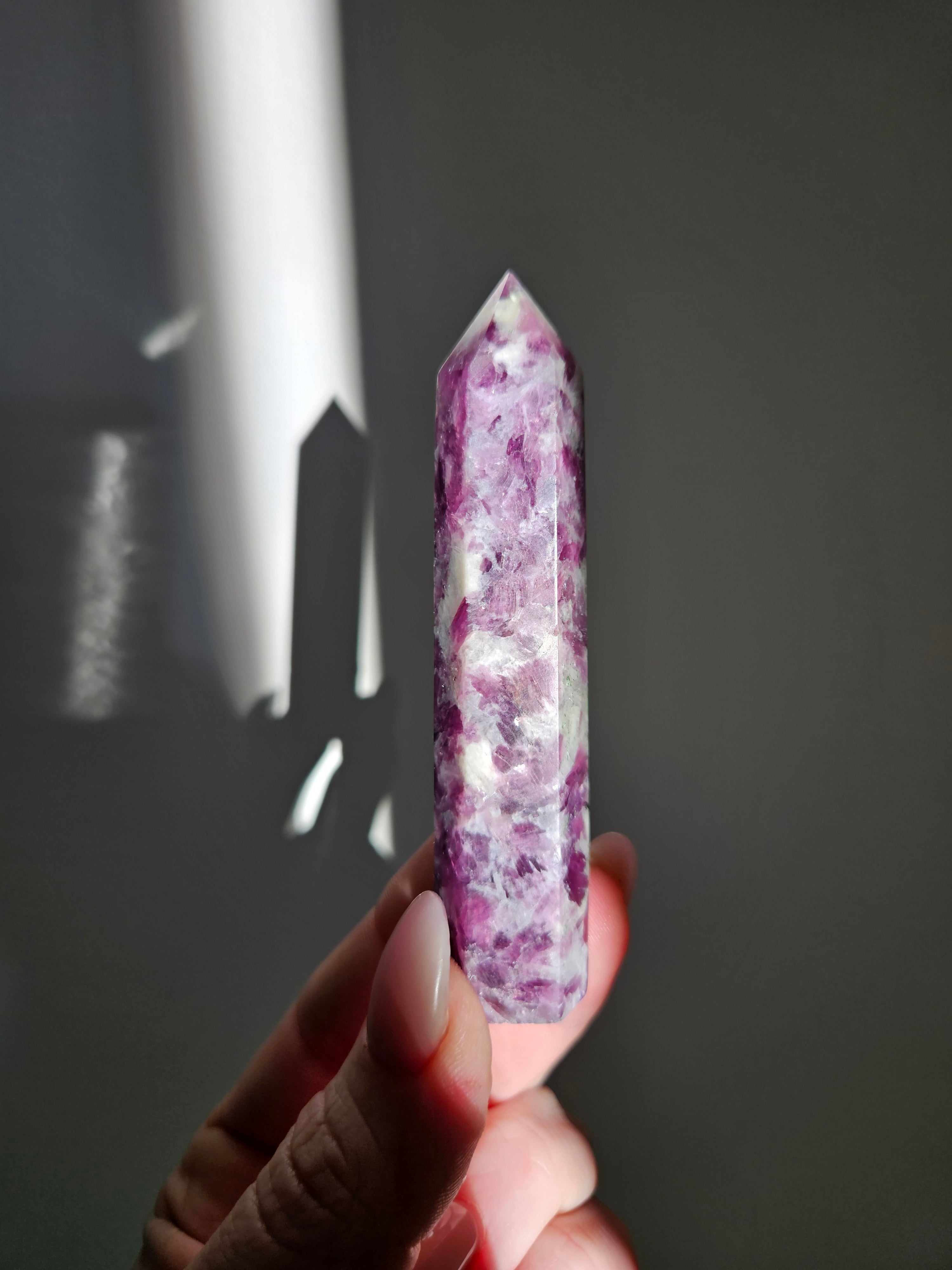 Lepidolite Tower 002