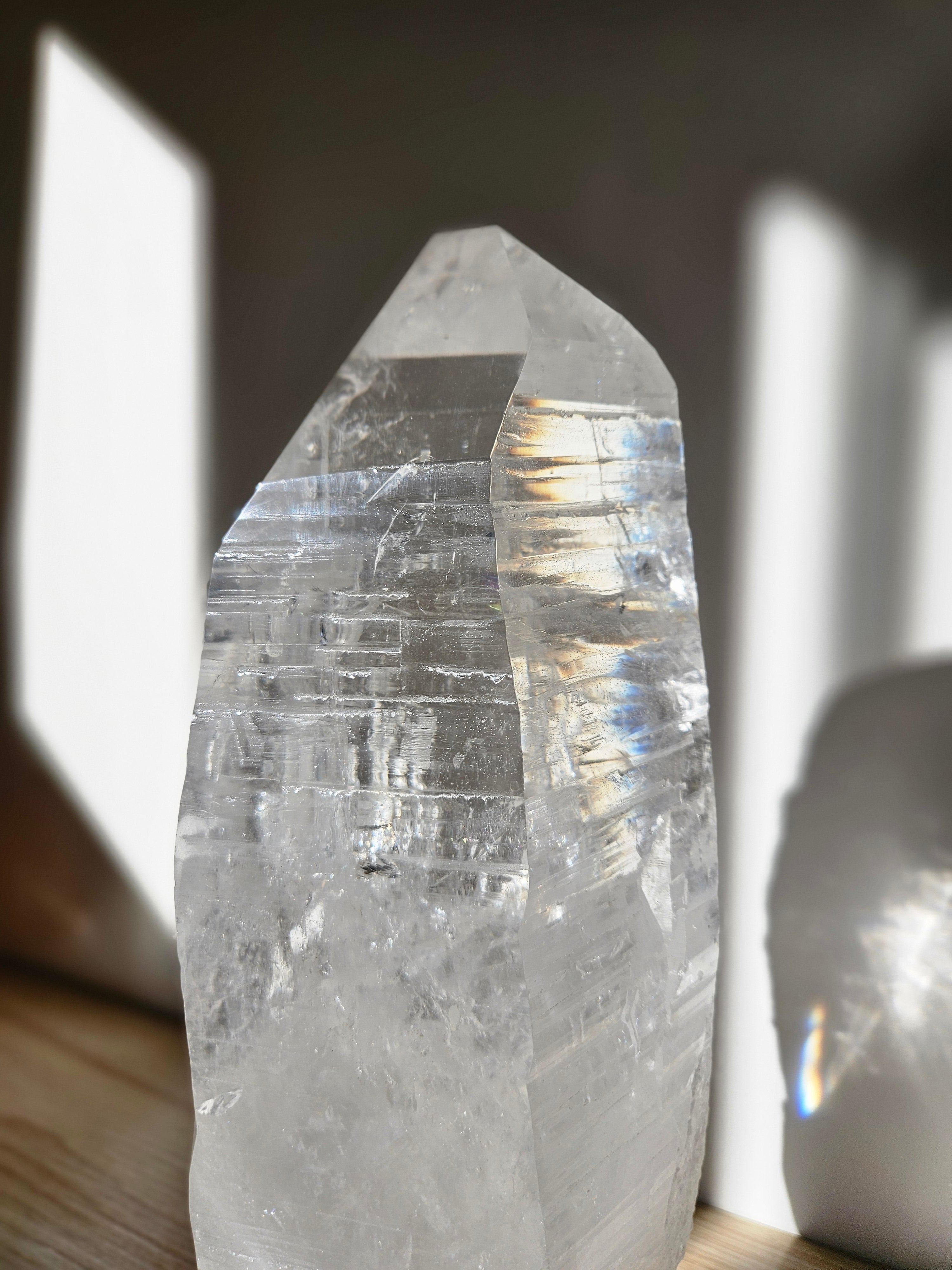 Lemurian Quartz on Stand 002