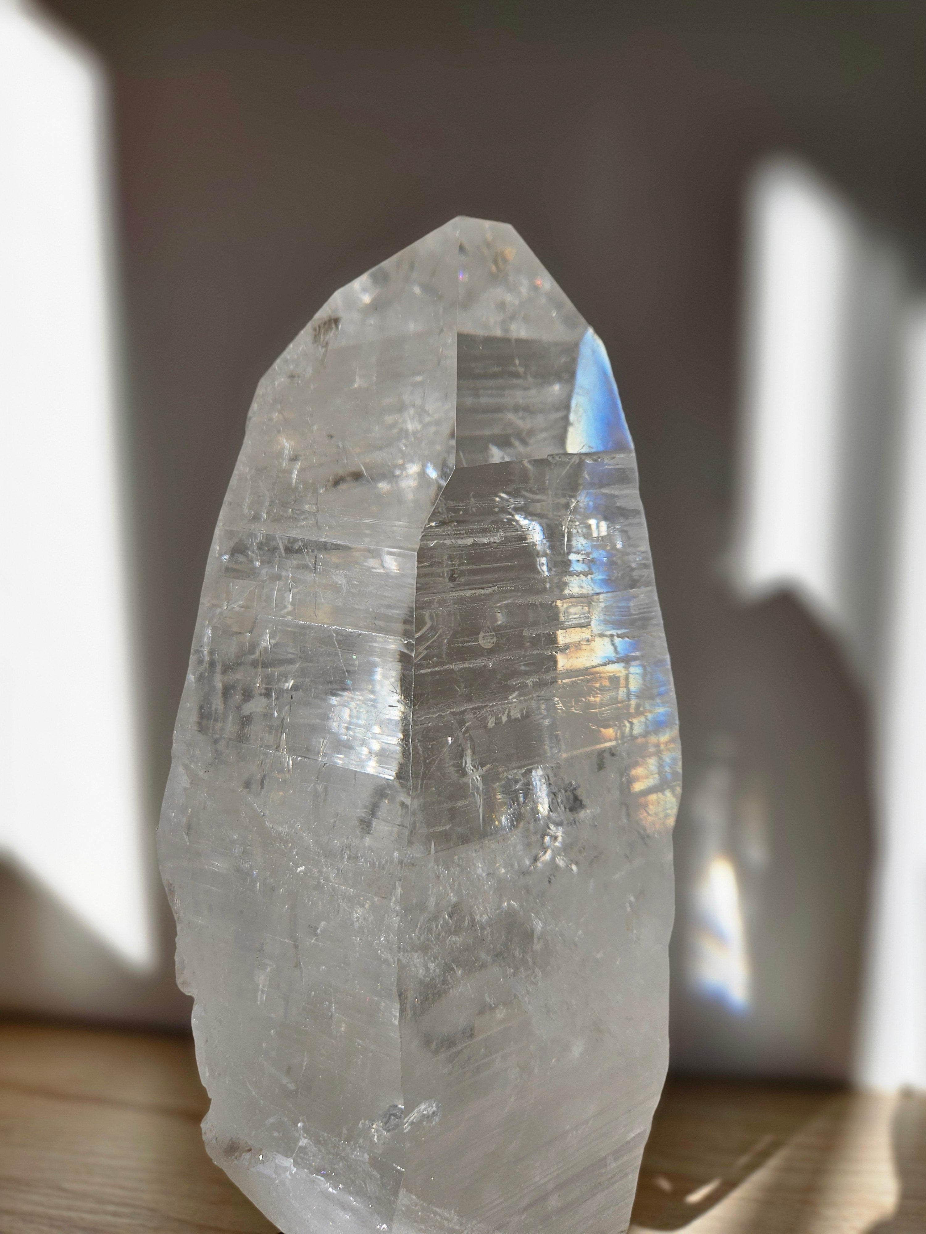 Lemurian Quartz on Stand 002